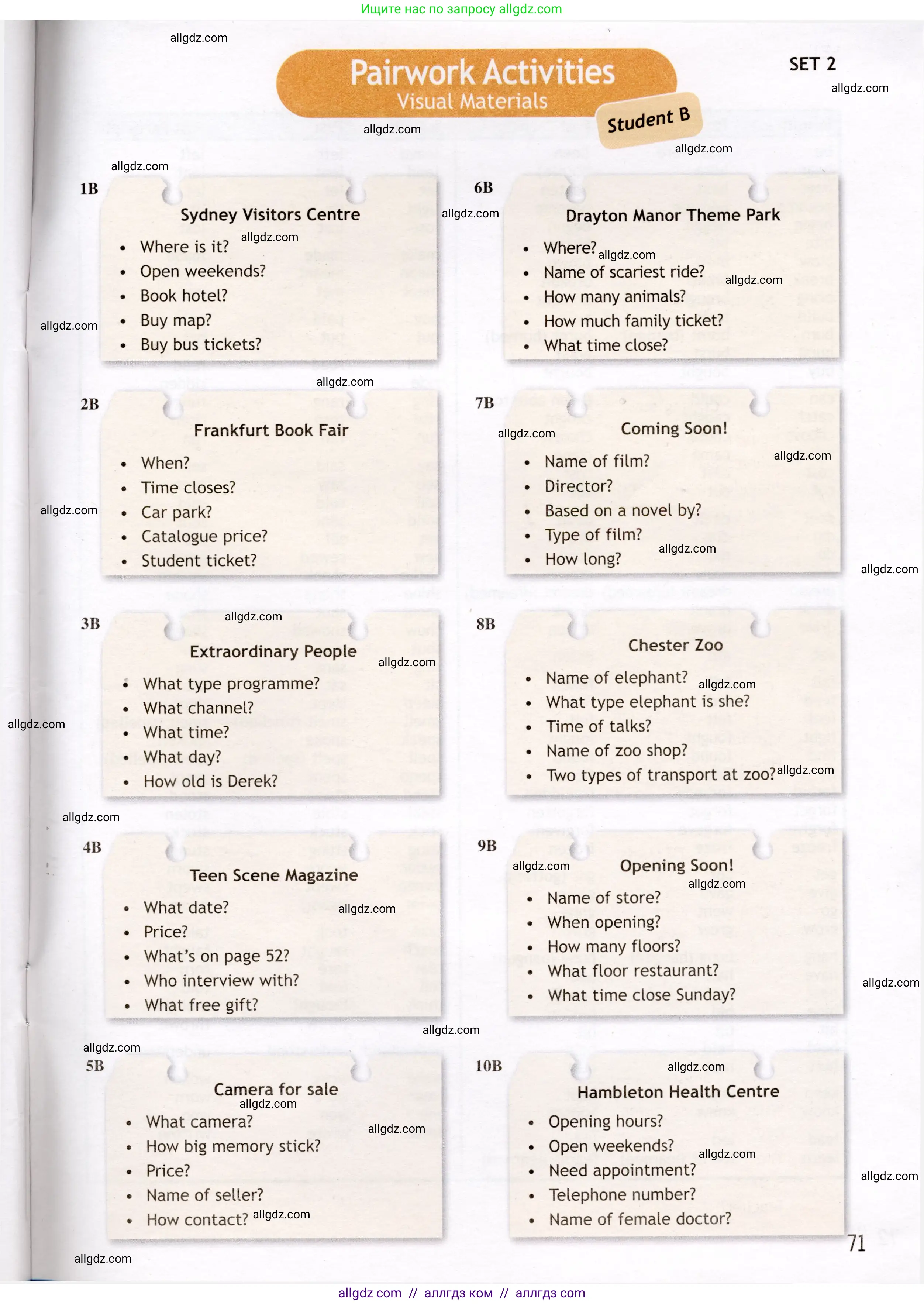 Английский язык (english), 7 класс Рабочая тетрадь (workbook), авторы: Ваулина Юлия Евгеньевна (Vaulina Julia), Дули Дженни (Dooley Jenny), Подоляко Ольга Евгеньевна (Podolyako Olga), Эванс Вирджиния (Evans Virginia), издательство Просвещение, Москва, 2023, красного цвета, страница 71