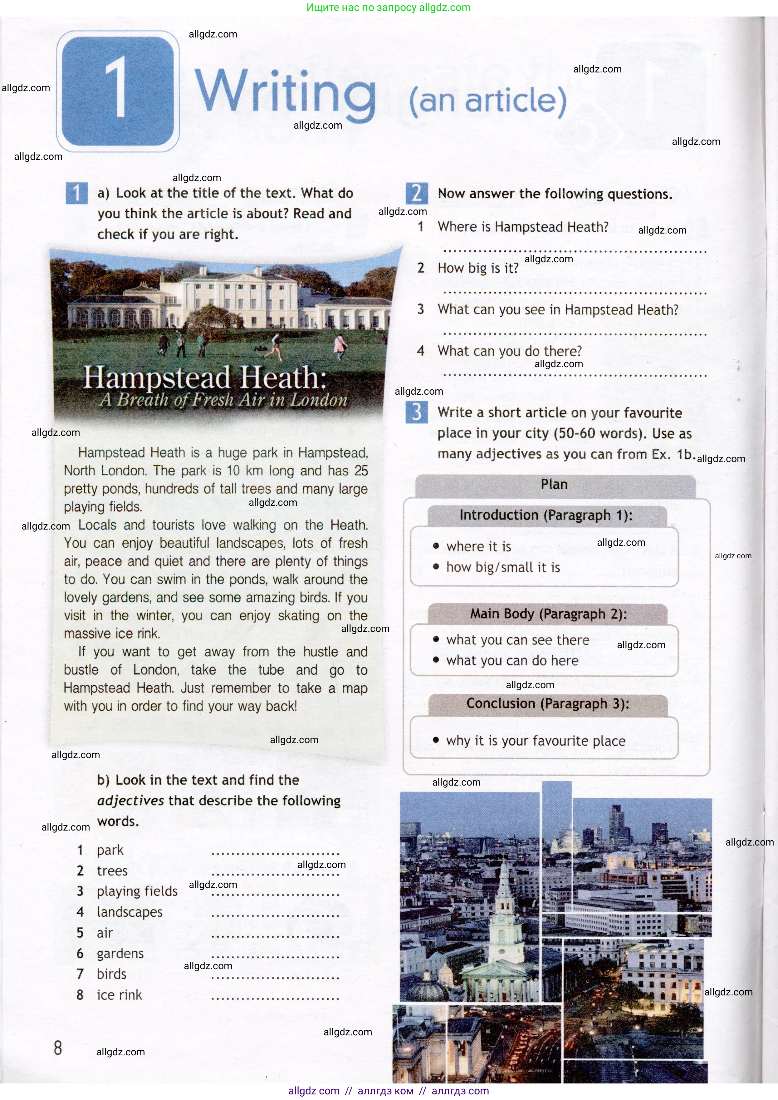 Английский язык (english), 7 класс Рабочая тетрадь (workbook), авторы: Ваулина Юлия Евгеньевна (Vaulina Julia), Дули Дженни (Dooley Jenny), Подоляко Ольга Евгеньевна (Podolyako Olga), Эванс Вирджиния (Evans Virginia), издательство Просвещение, Москва, 2023, красного цвета, страница 8