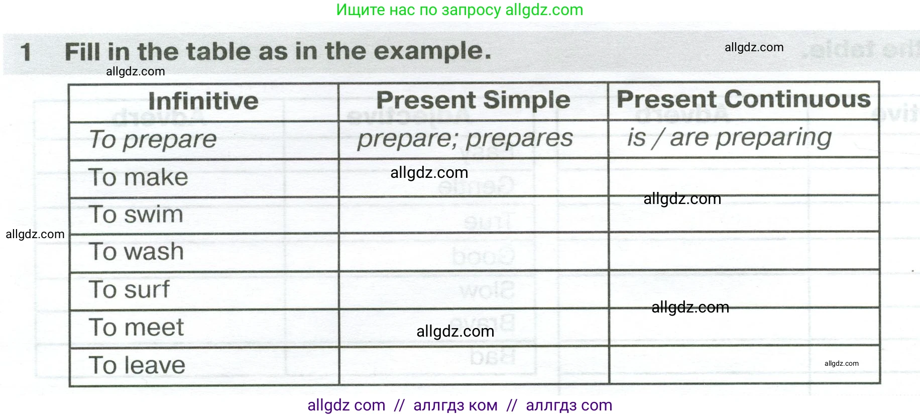 Английский язык (english), 7 класс сборник грамматических упражнений, автор: Смирнов Алексей Валерьевич, издательство Просвещение, Москва, 2023, белого цвета, страница 6, номер 1, Условие 2023-2027
