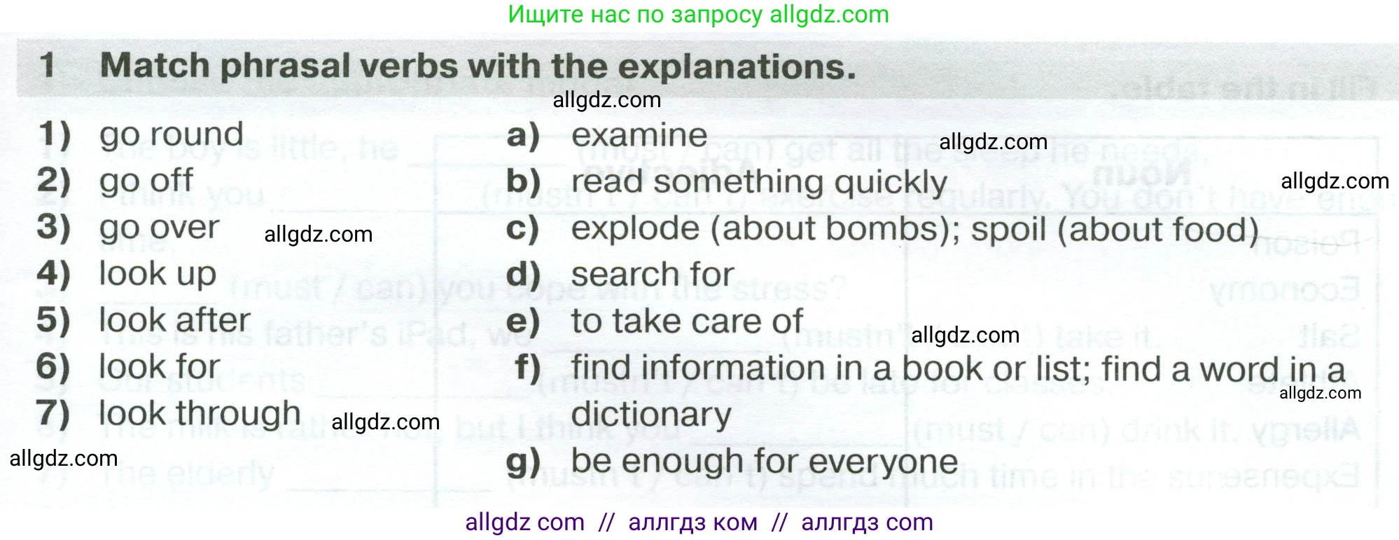 Английский язык (english), 7 класс сборник грамматических упражнений, автор: Смирнов Алексей Валерьевич, издательство Просвещение, Москва, 2023, белого цвета, страница 33, номер 1, Условие 2023-2027