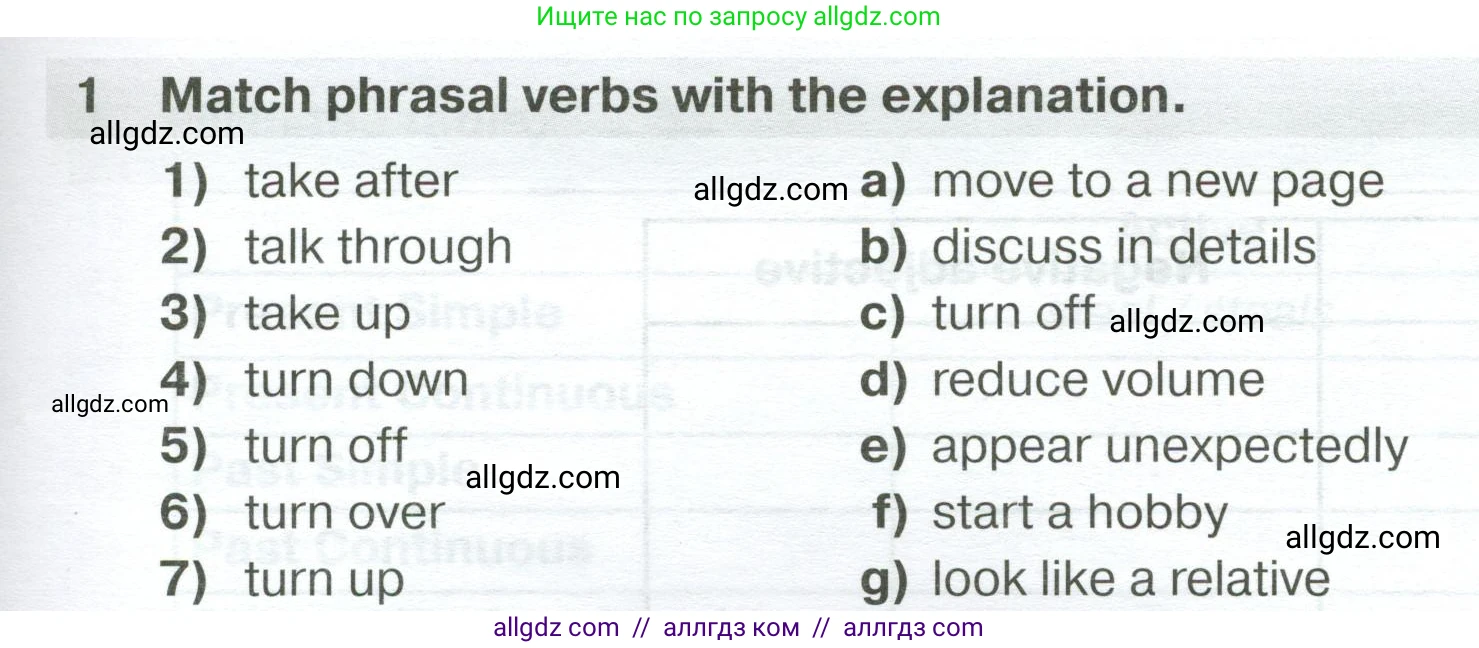 Английский язык (english), 7 класс сборник грамматических упражнений, автор: Смирнов Алексей Валерьевич, издательство Просвещение, Москва, 2023, белого цвета, страница 47, номер 1, Условие 2023-2027
