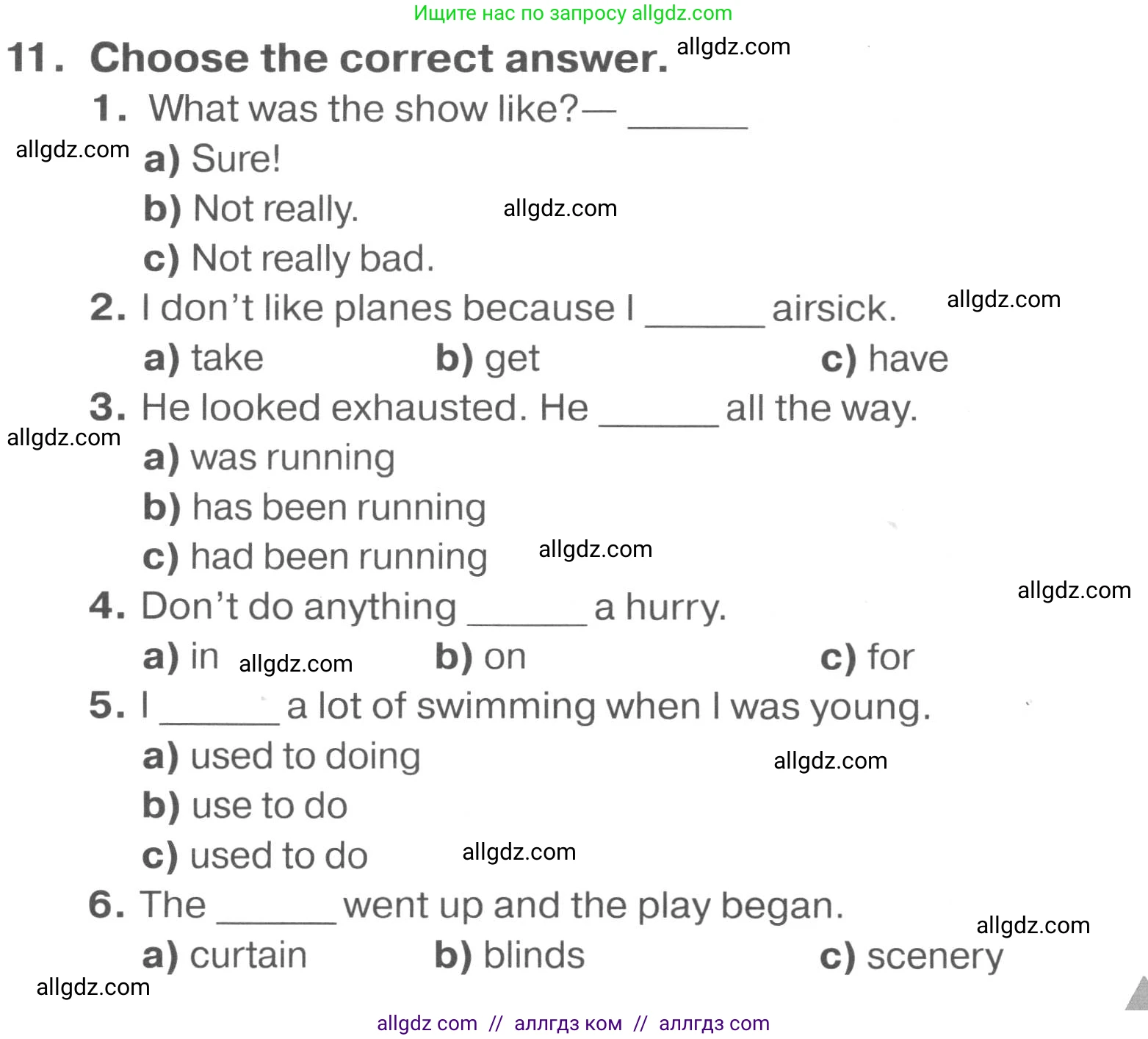 Английский язык (english), 7 класс Тренировочные упражнения в формате ОГЭ (ГИА), авторы: Комиссаров Константин Вячеславович, Кирдяева Ольга Ивановна, издательство Просвещение, Москва, 2019, белого цвета, страница 25, номер 11, Условие 2023-2027