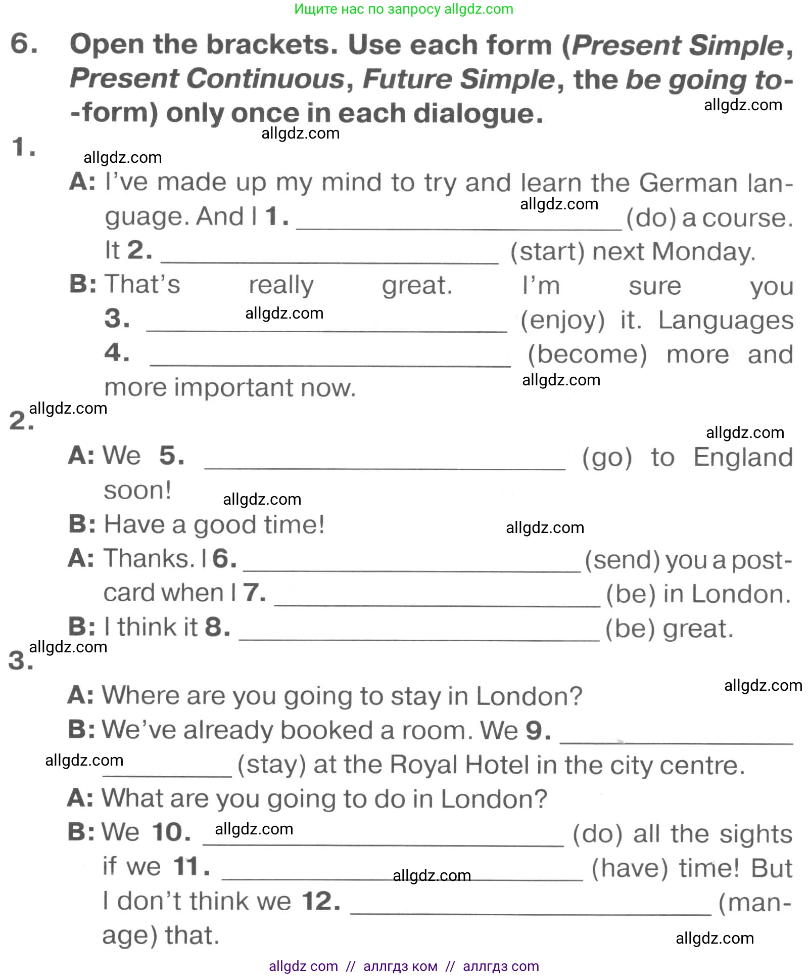 Английский язык (english), 7 класс Тренировочные упражнения в формате ОГЭ (ГИА), авторы: Комиссаров Константин Вячеславович, Кирдяева Ольга Ивановна, издательство Просвещение, Москва, 2019, белого цвета, страница 37, номер 6, Условие 2023-2027