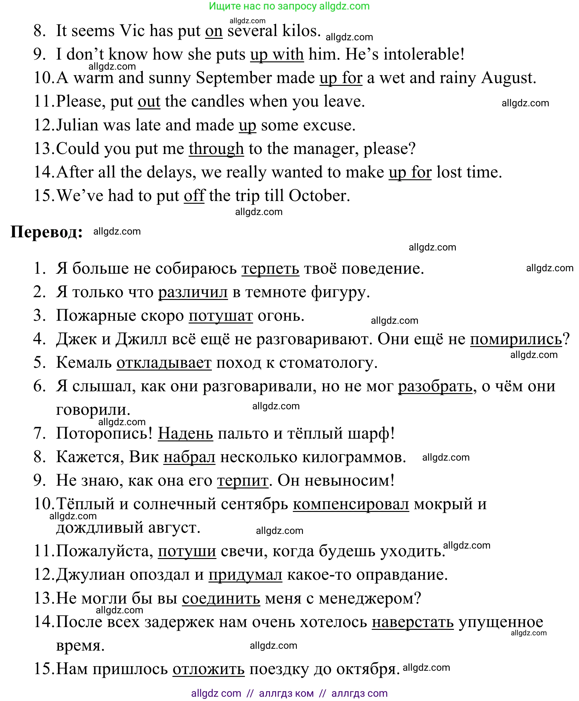 Английский язык (english), 7 класс Тренировочные упражнения в формате ОГЭ (ГИА), авторы: Комиссаров Константин Вячеславович, Кирдяева Ольга Ивановна, издательство Просвещение, Москва, 2019, белого цвета, страница 47, номер 3, Решение 1 (2023-2027) (продолжение 2)