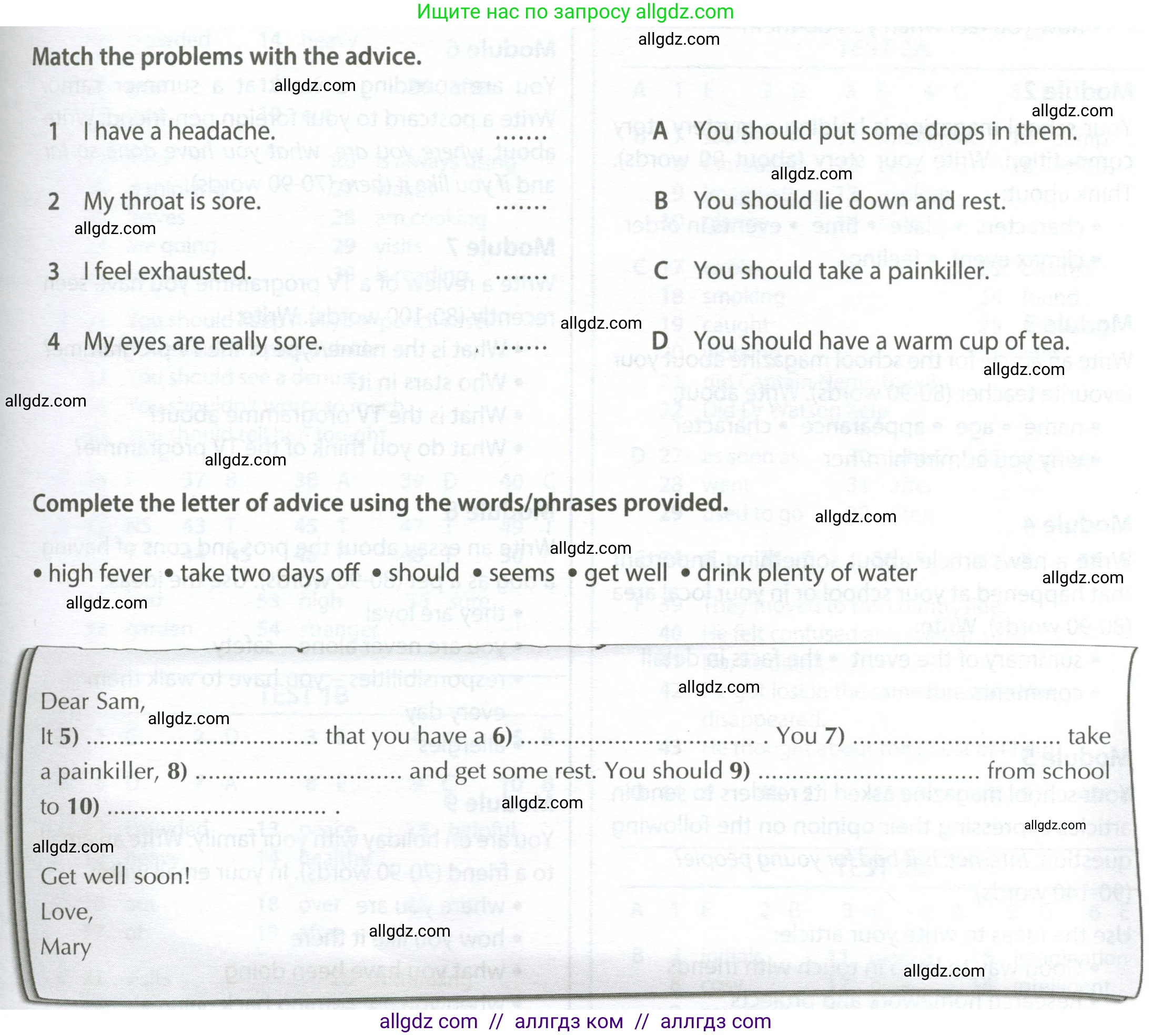 Английский язык (english), 7 класс контрольные задания (test booklet), авторы: Ваулина Юлия Евгеньевна (Vaulina Julia), Дули Дженни (Dooley Jenny), Подоляко Ольга Евгеньевна (Podolyako Olga), Эванс Вирджиния (Evans Virginia), издательство Просвещение, Москва, 2023, розового цвета, страница 121, Условие 2023-2027