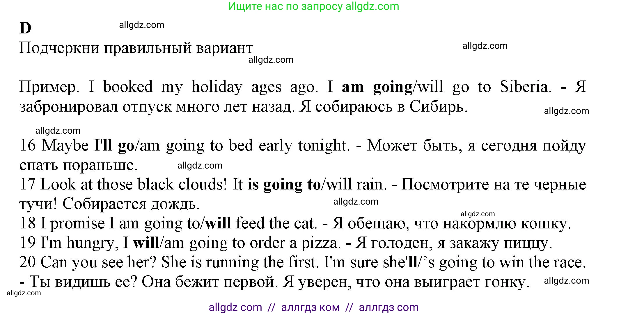 Английский язык (english), 7 класс контрольные задания (test booklet), авторы: Ваулина Юлия Евгеньевна (Vaulina Julia), Дули Дженни (Dooley Jenny), Подоляко Ольга Евгеньевна (Podolyako Olga), Эванс Вирджиния (Evans Virginia), издательство Просвещение, Москва, 2023, розового цвета, страница 38, номер D (16-20), Решение 1 (2023-2027)