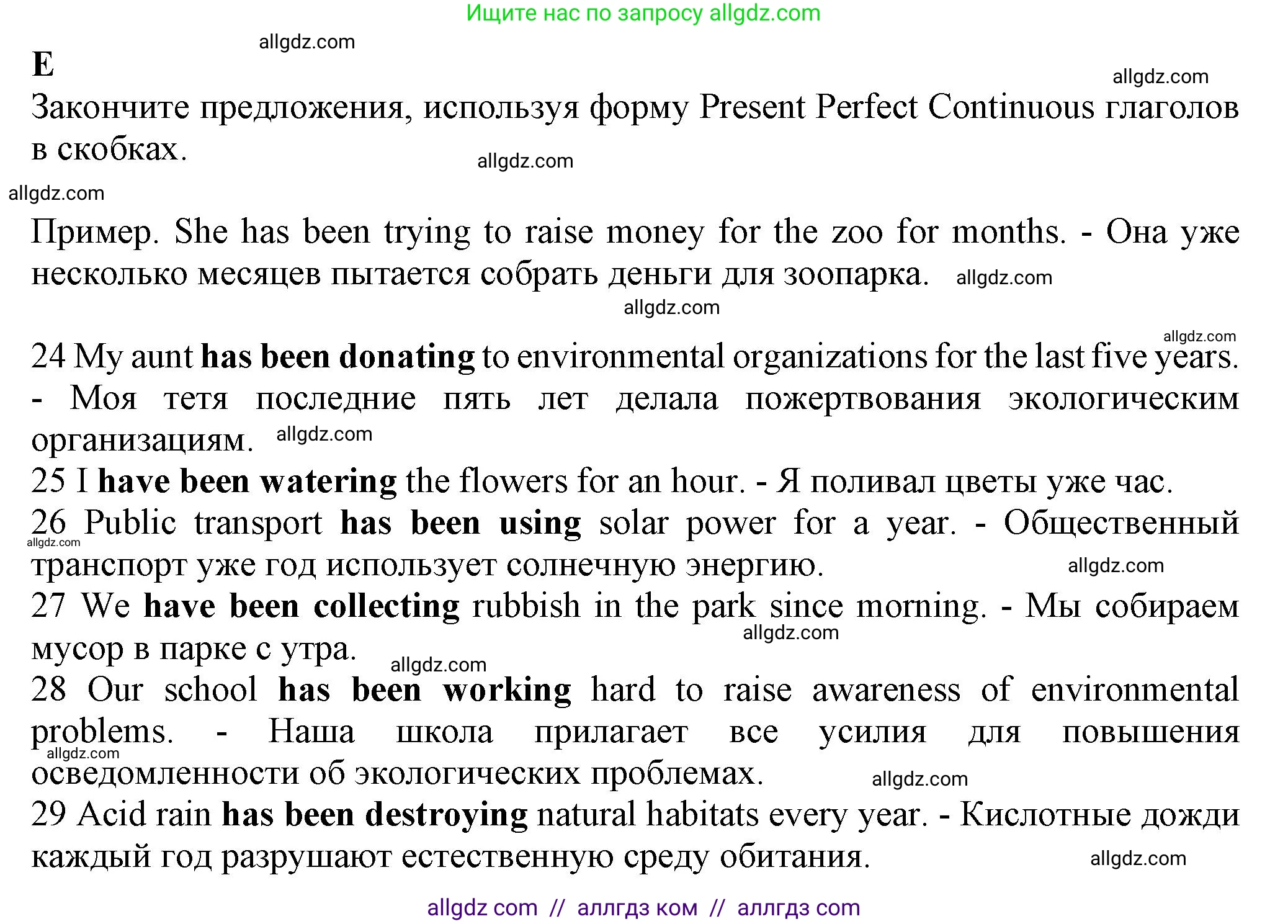 Английский язык (english), 7 класс контрольные задания (test booklet), авторы: Ваулина Юлия Евгеньевна (Vaulina Julia), Дули Дженни (Dooley Jenny), Подоляко Ольга Евгеньевна (Podolyako Olga), Эванс Вирджиния (Evans Virginia), издательство Просвещение, Москва, 2023, розового цвета, страница 70, номер E (24-29), Решение 1 (2023-2027)