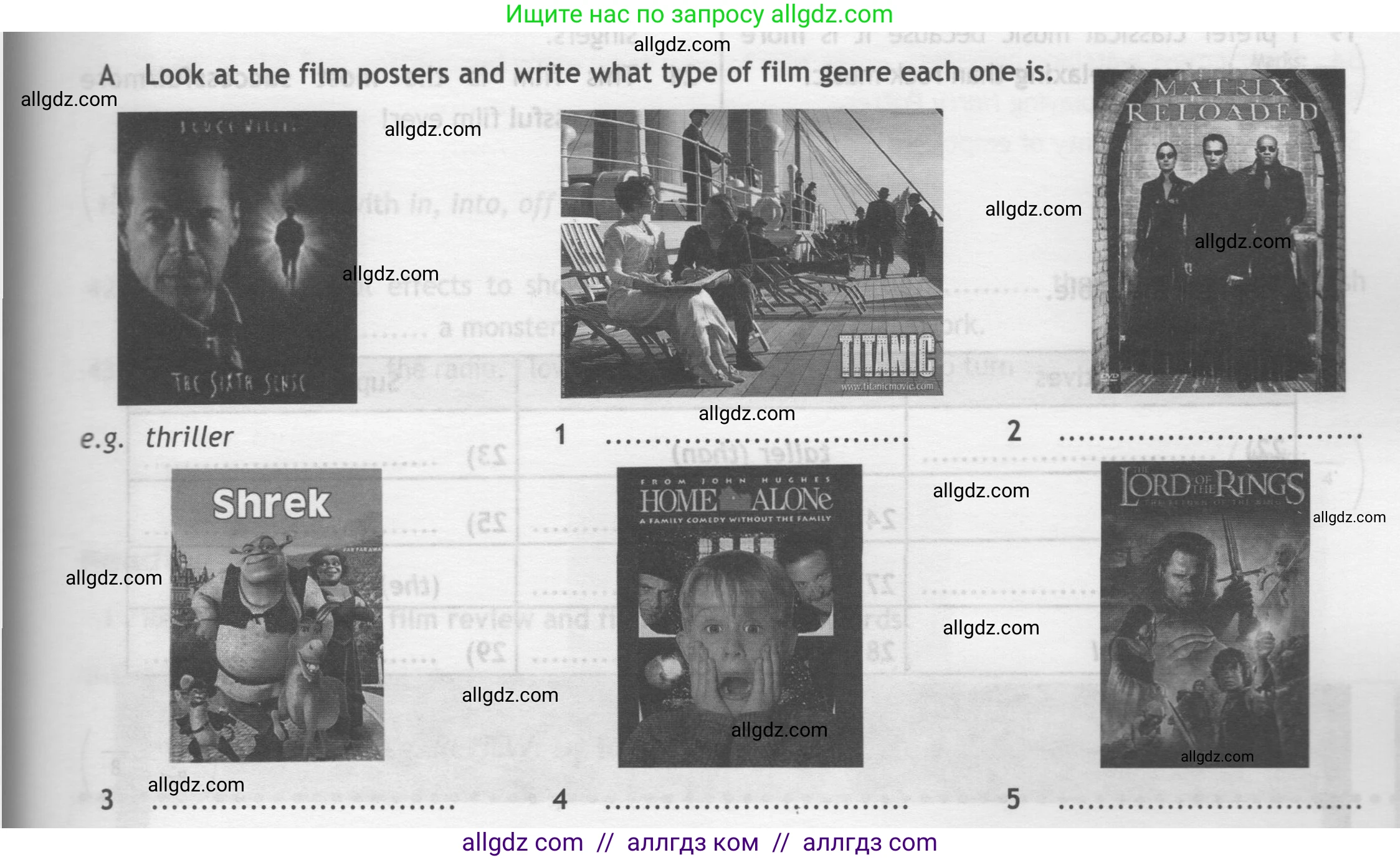 Английский язык (english), 7 класс контрольные задания (test booklet), авторы: Ваулина Юлия Евгеньевна (Vaulina Julia), Дули Дженни (Dooley Jenny), Подоляко Ольга Евгеньевна (Podolyako Olga), Эванс Вирджиния (Evans Virginia), издательство Просвещение, Москва, 2023, розового цвета, страница 57, номер A (1-5), Условие 2019-2022