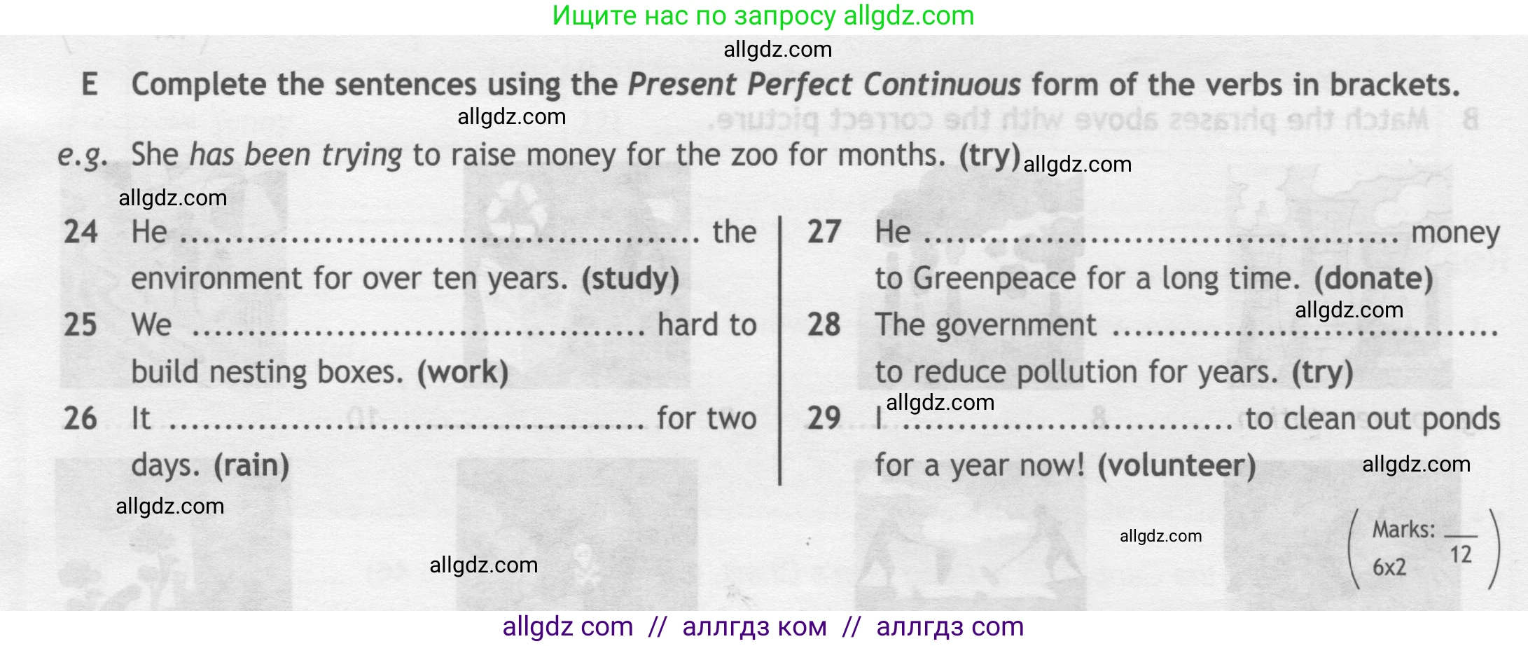 Английский язык (english), 7 класс контрольные задания (test booklet), авторы: Ваулина Юлия Евгеньевна (Vaulina Julia), Дули Дженни (Dooley Jenny), Подоляко Ольга Евгеньевна (Podolyako Olga), Эванс Вирджиния (Evans Virginia), издательство Просвещение, Москва, 2023, розового цвета, страница 66, номер E (24-29), Условие 2019-2022