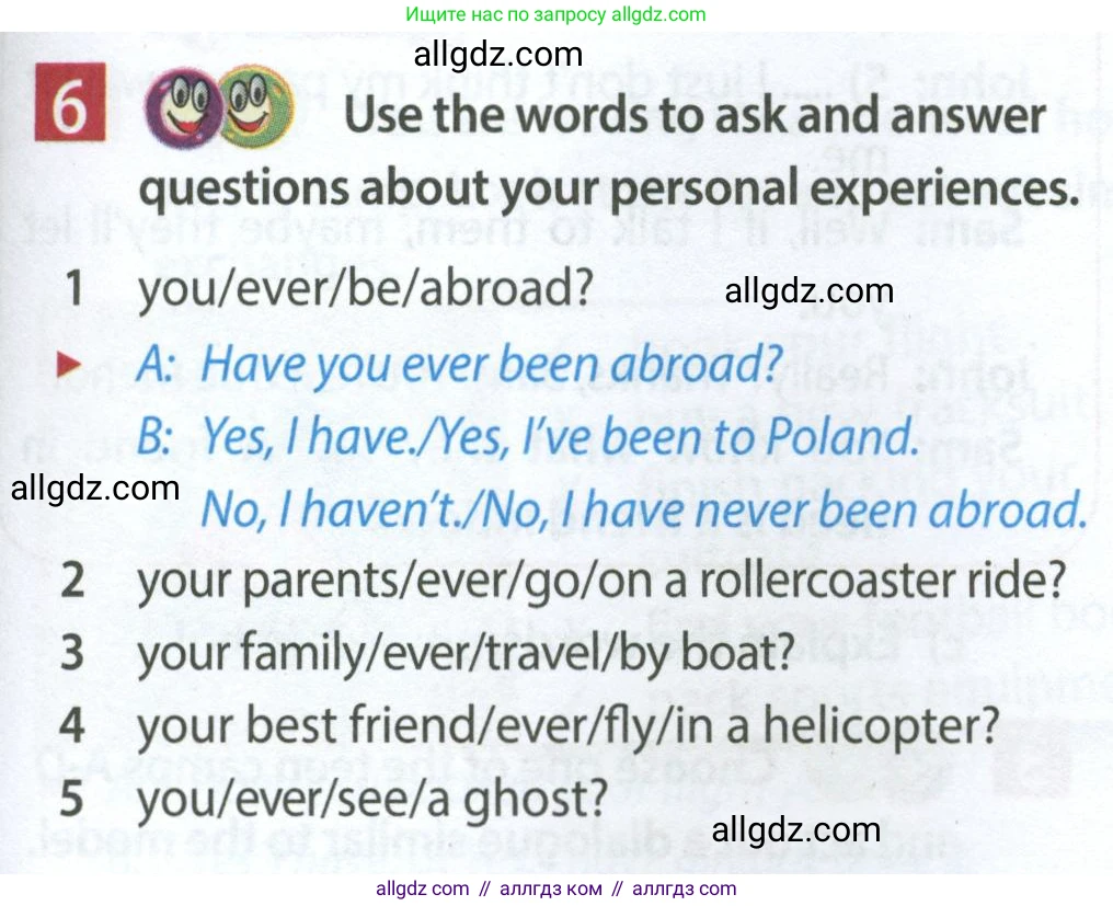 Английский язык (english), 7 класс Учебник (Student's book), авторы: Ваулина Юлия Евгеньевна (Vaulina Julia), Дули Дженни (Dooley Jenny), Подоляко Ольга Евгеньевна (Podolyako Olga), Эванс Вирджиния (Evans Virginia), издательство Просвещение, Москва, 2023, красного цвета, страница 57, номер 6, Условие 2023-2027