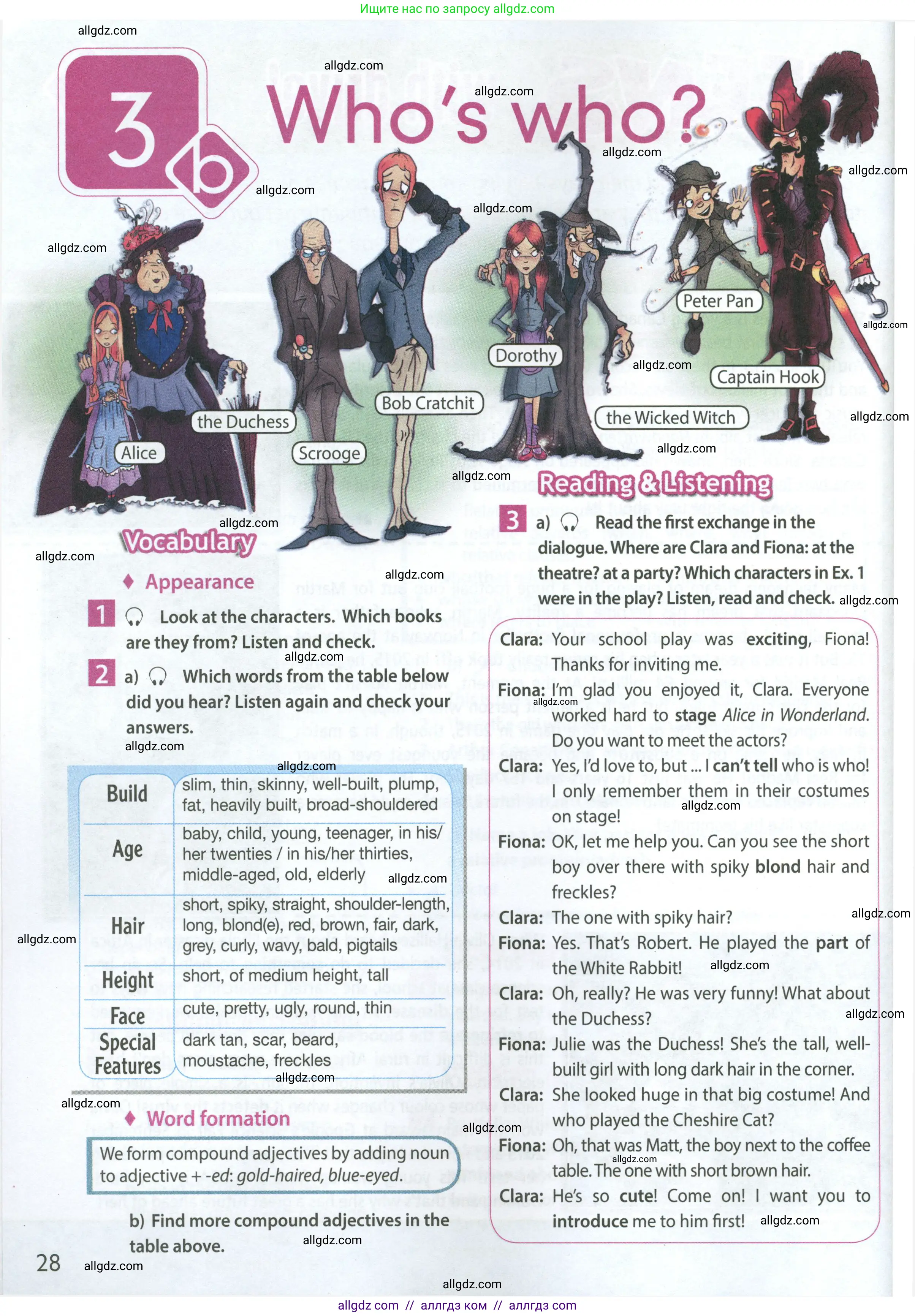 Английский язык (english), 7 класс Учебник (Student's book), авторы: Ваулина Юлия Евгеньевна (Vaulina Julia), Дули Дженни (Dooley Jenny), Подоляко Ольга Евгеньевна (Podolyako Olga), Эванс Вирджиния (Evans Virginia), издательство Просвещение, Москва, 2023, красного цвета, страница 28