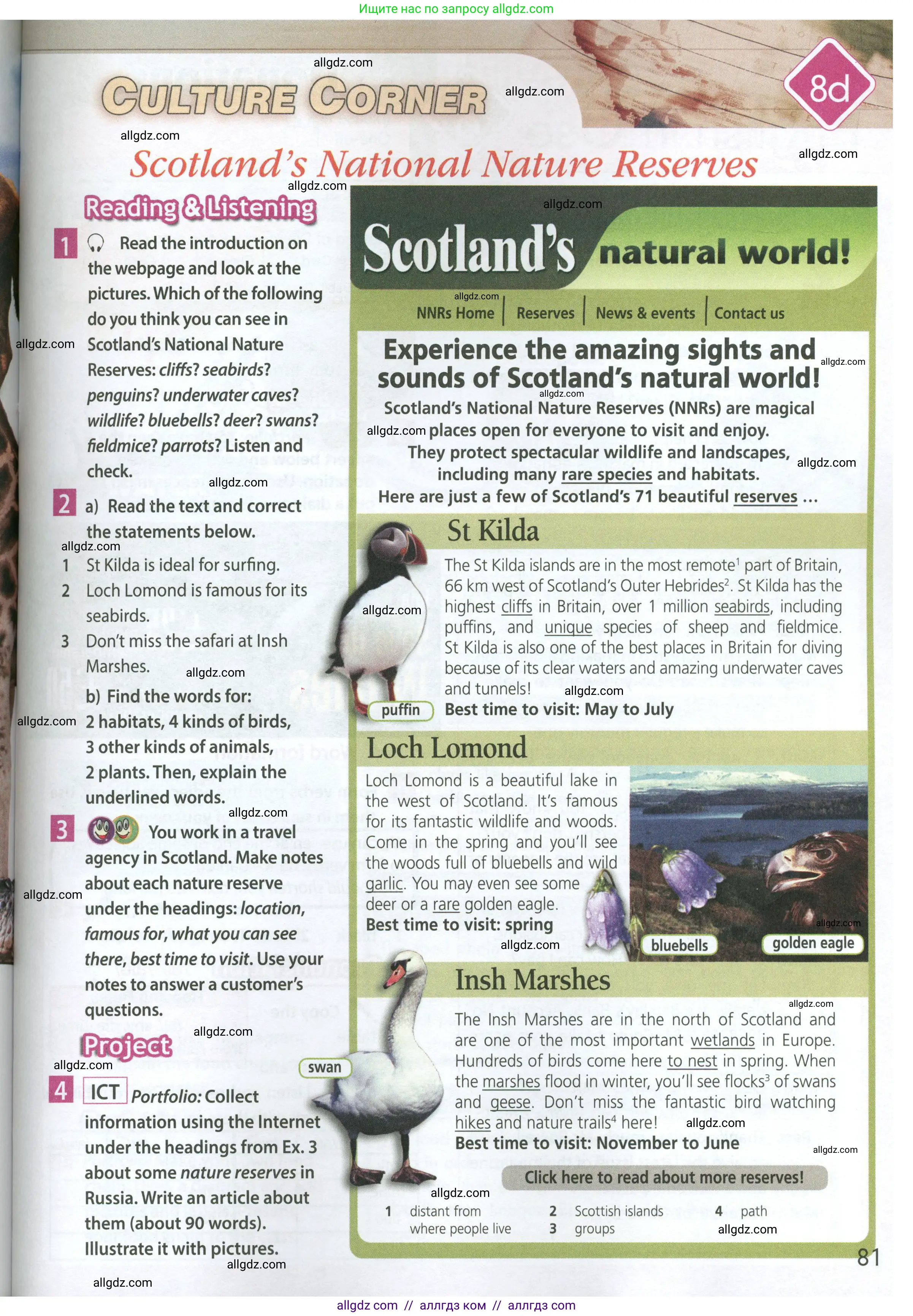 Английский язык (english), 7 класс Учебник (Student's book), авторы: Ваулина Юлия Евгеньевна (Vaulina Julia), Дули Дженни (Dooley Jenny), Подоляко Ольга Евгеньевна (Podolyako Olga), Эванс Вирджиния (Evans Virginia), издательство Просвещение, Москва, 2023, красного цвета, страница 81