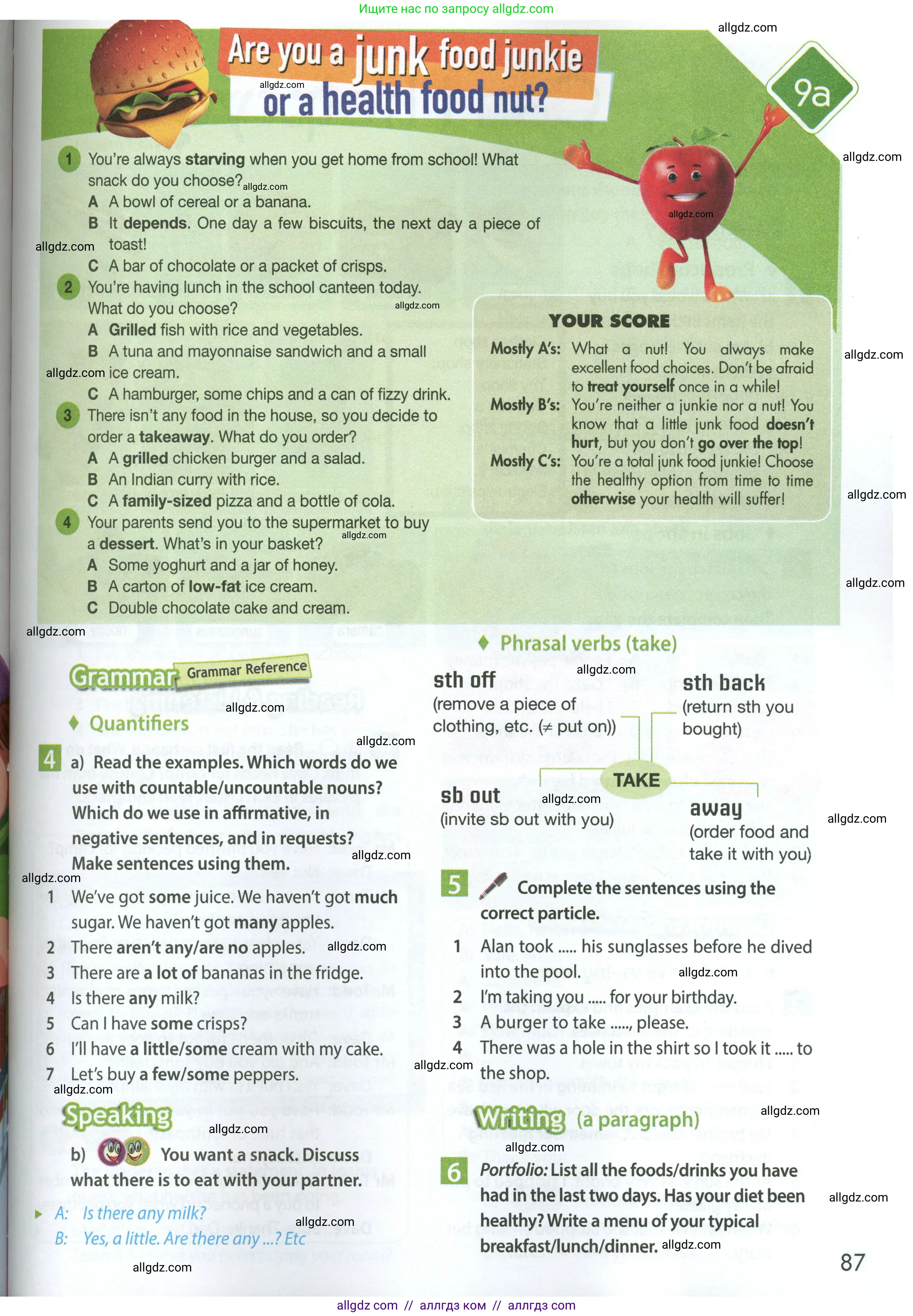 Английский язык (english), 7 класс Учебник (Student's book), авторы: Ваулина Юлия Евгеньевна (Vaulina Julia), Дули Дженни (Dooley Jenny), Подоляко Ольга Евгеньевна (Podolyako Olga), Эванс Вирджиния (Evans Virginia), издательство Просвещение, Москва, 2023, красного цвета, страница 87