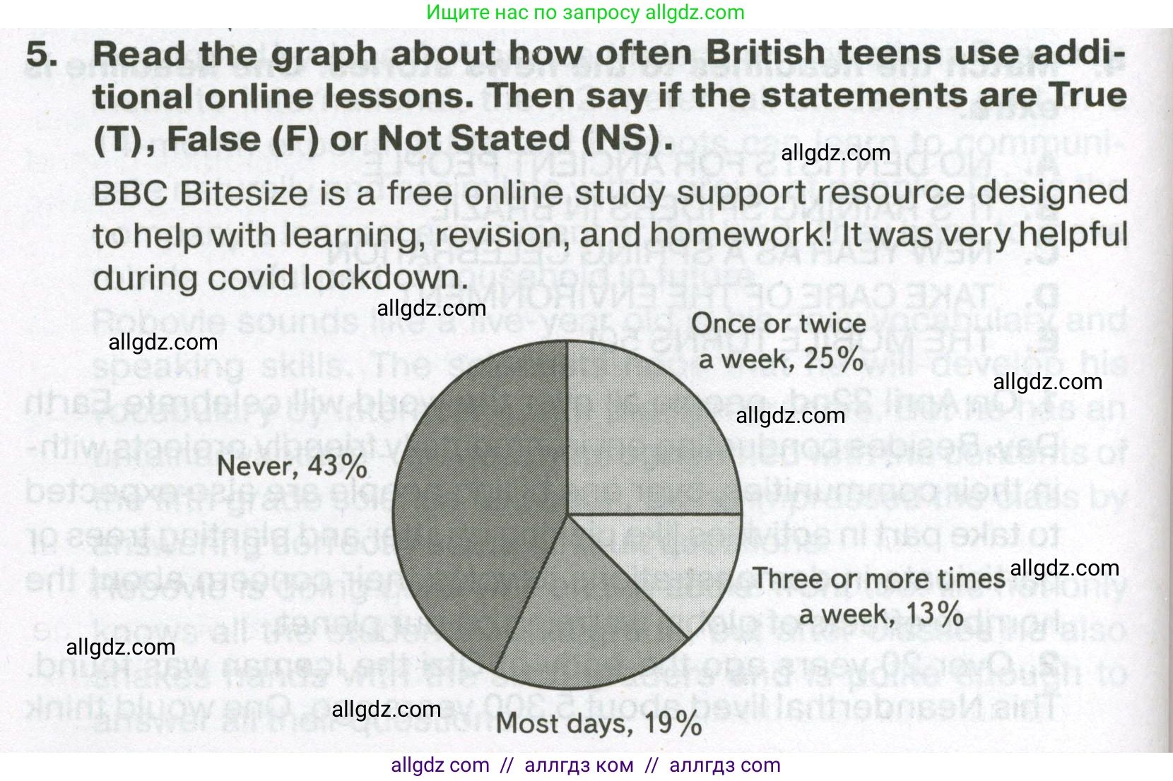 Английский язык (english), 7 класс Тренировочные упражнения в формате ОГЭ (ГИА), авторы: Ваулина Юлия Евгеньевна (Vaulina Julia), Подоляко Ольга Евгеньевна (Podolyako Olga), издательство Просвещение, Москва, 2023, оранжевого цвета, страница 54, номер 5, Условие 2023-2027
