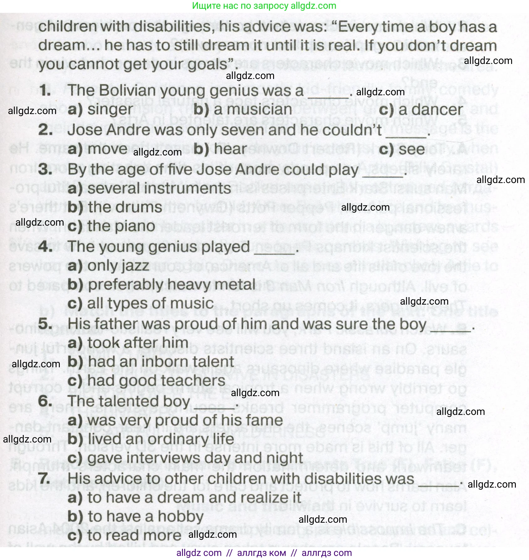 Английский язык (english), 7 класс Тренировочные упражнения в формате ОГЭ (ГИА), авторы: Ваулина Юлия Евгеньевна (Vaulina Julia), Подоляко Ольга Евгеньевна (Podolyako Olga), издательство Просвещение, Москва, 2023, оранжевого цвета, страница 92, номер 3, Условие 2023-2027 (продолжение 2)