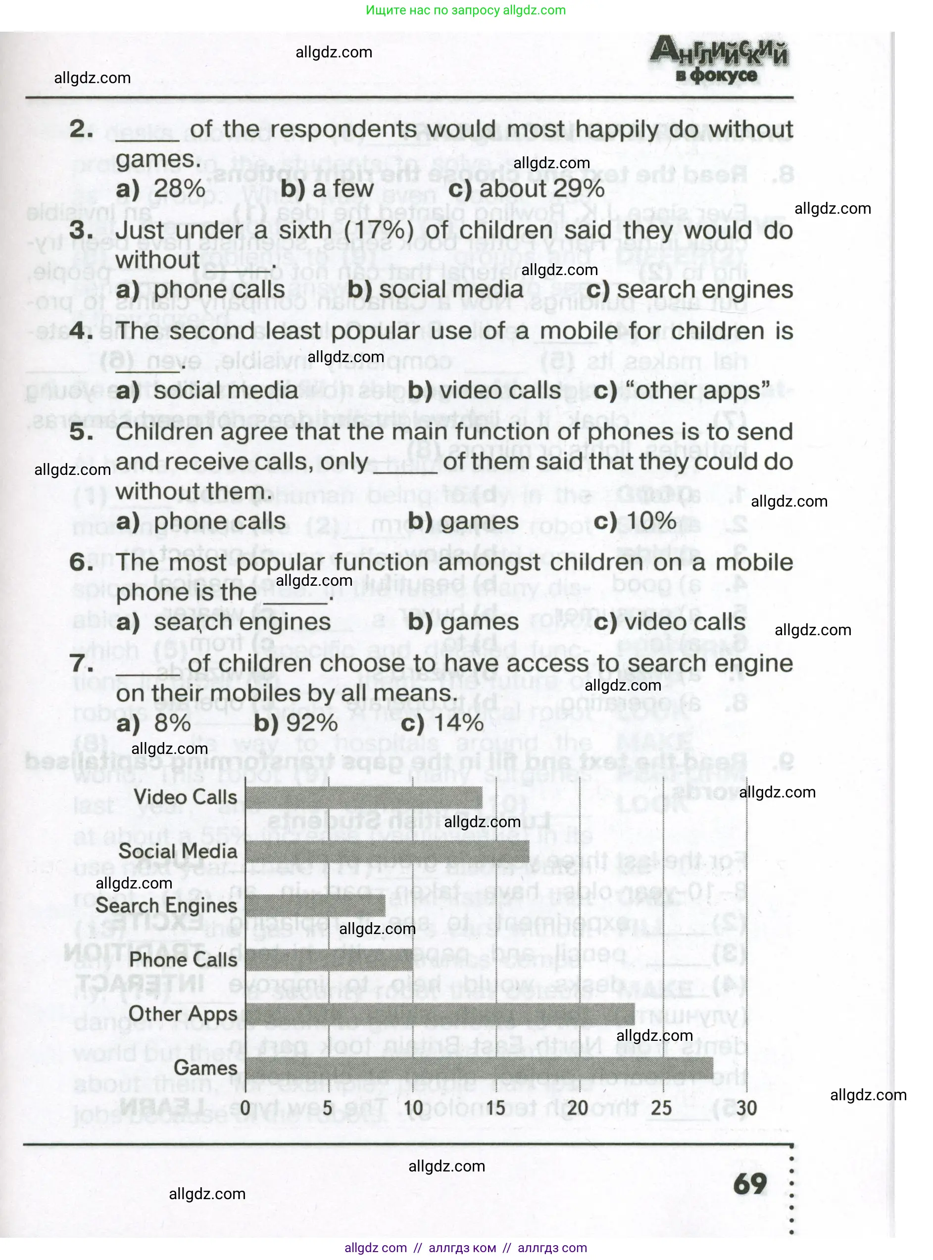 Английский язык (english), 7 класс Тренировочные упражнения в формате ОГЭ (ГИА), авторы: Ваулина Юлия Евгеньевна (Vaulina Julia), Подоляко Ольга Евгеньевна (Podolyako Olga), издательство Просвещение, Москва, 2023, оранжевого цвета, страница 69