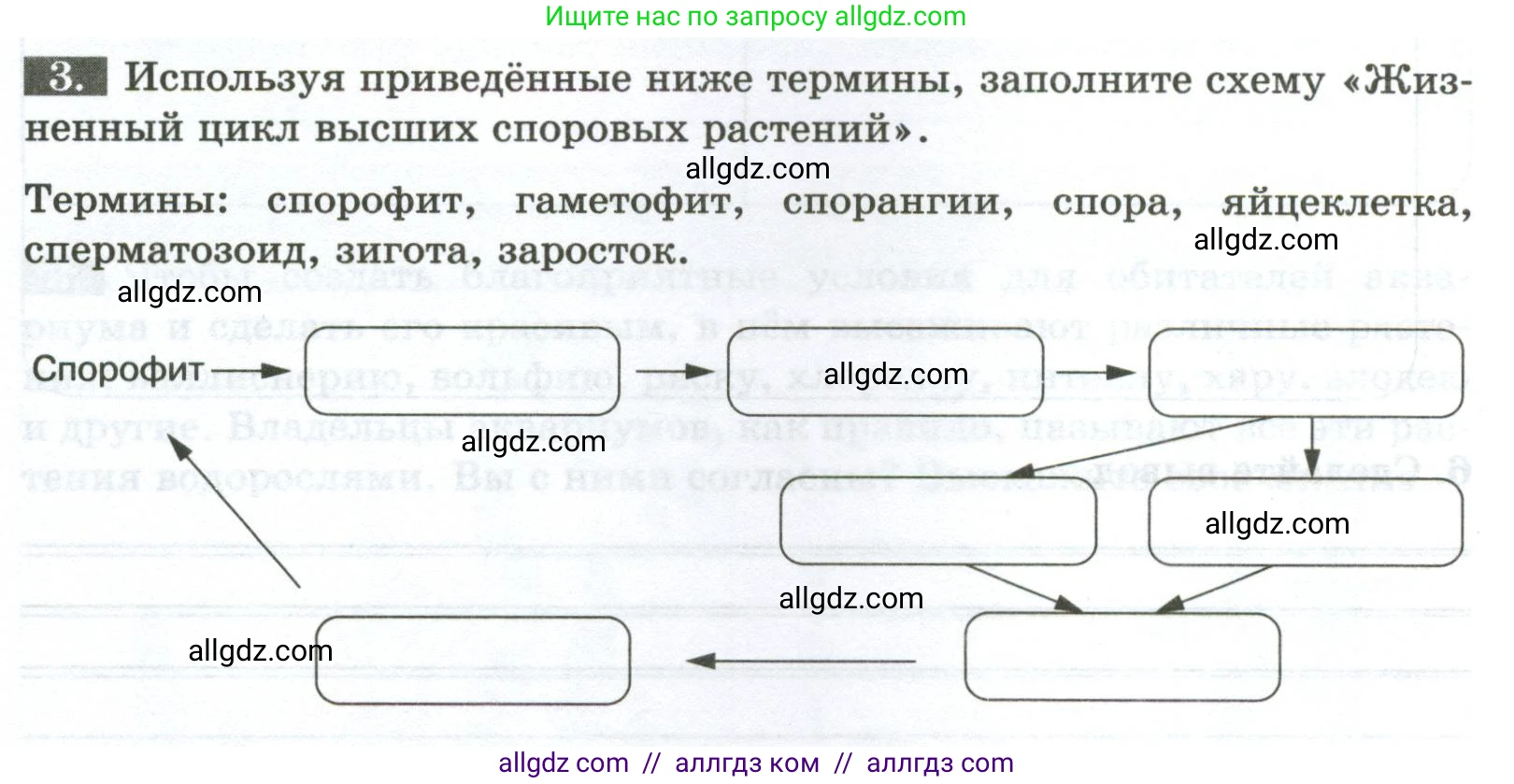 Биология, 7 класс рабочая тетрадь, авторы: Пасечник Владимир Васильевич, Суматохин Сергей Витальевич, Швецов Глеб Геннадьевич, Гапонюк Зоя Георгиевна, Косарькова Марина Викторовна, издательство Просвещение, Москва, 2023, бирюзового цвета, страница 16, номер 3, Условие