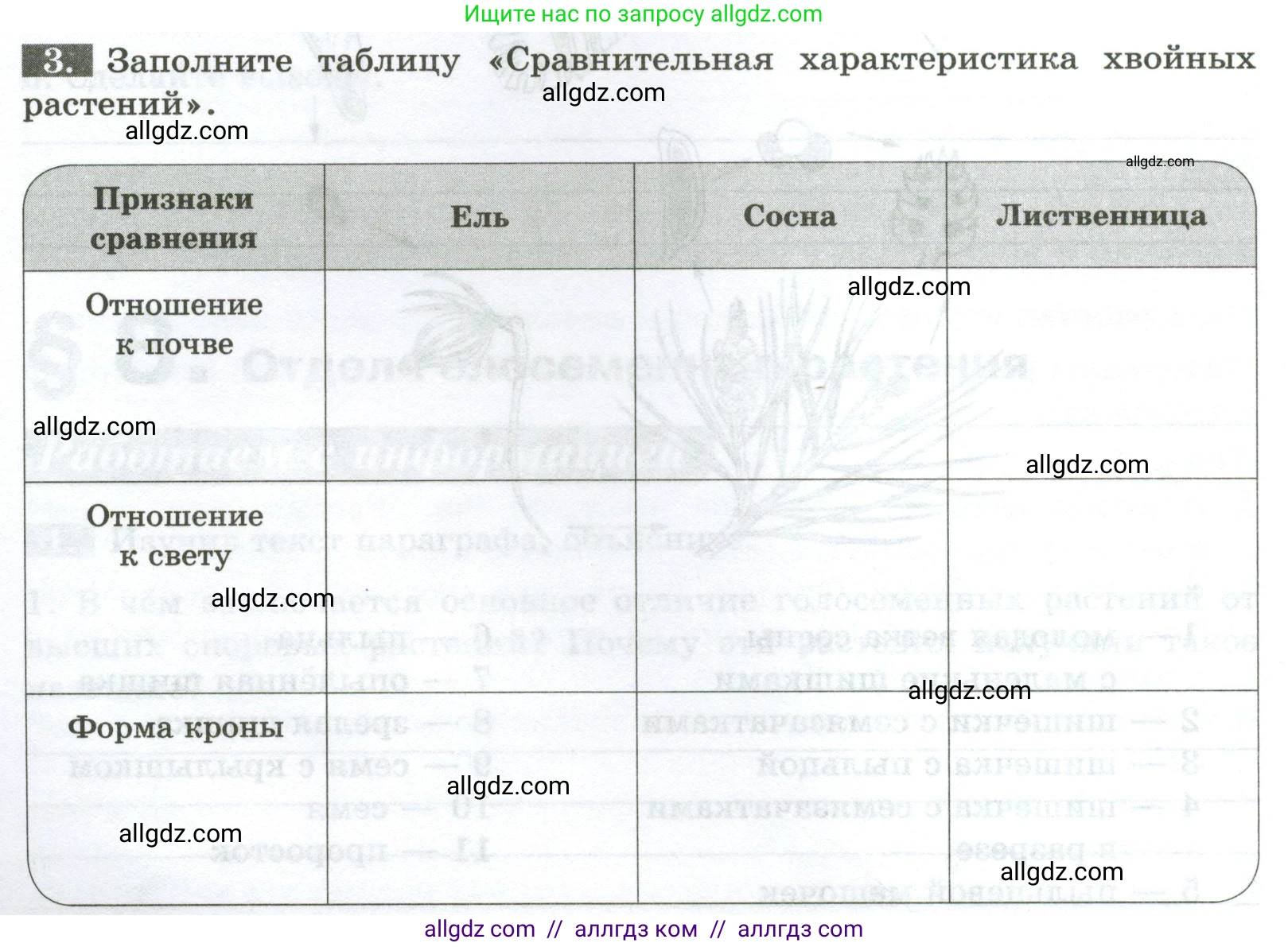Биология, 7 класс рабочая тетрадь, авторы: Пасечник Владимир Васильевич, Суматохин Сергей Витальевич, Швецов Глеб Геннадьевич, Гапонюк Зоя Георгиевна, Косарькова Марина Викторовна, издательство Просвещение, Москва, 2023, бирюзового цвета, страница 28, номер 3, Условие