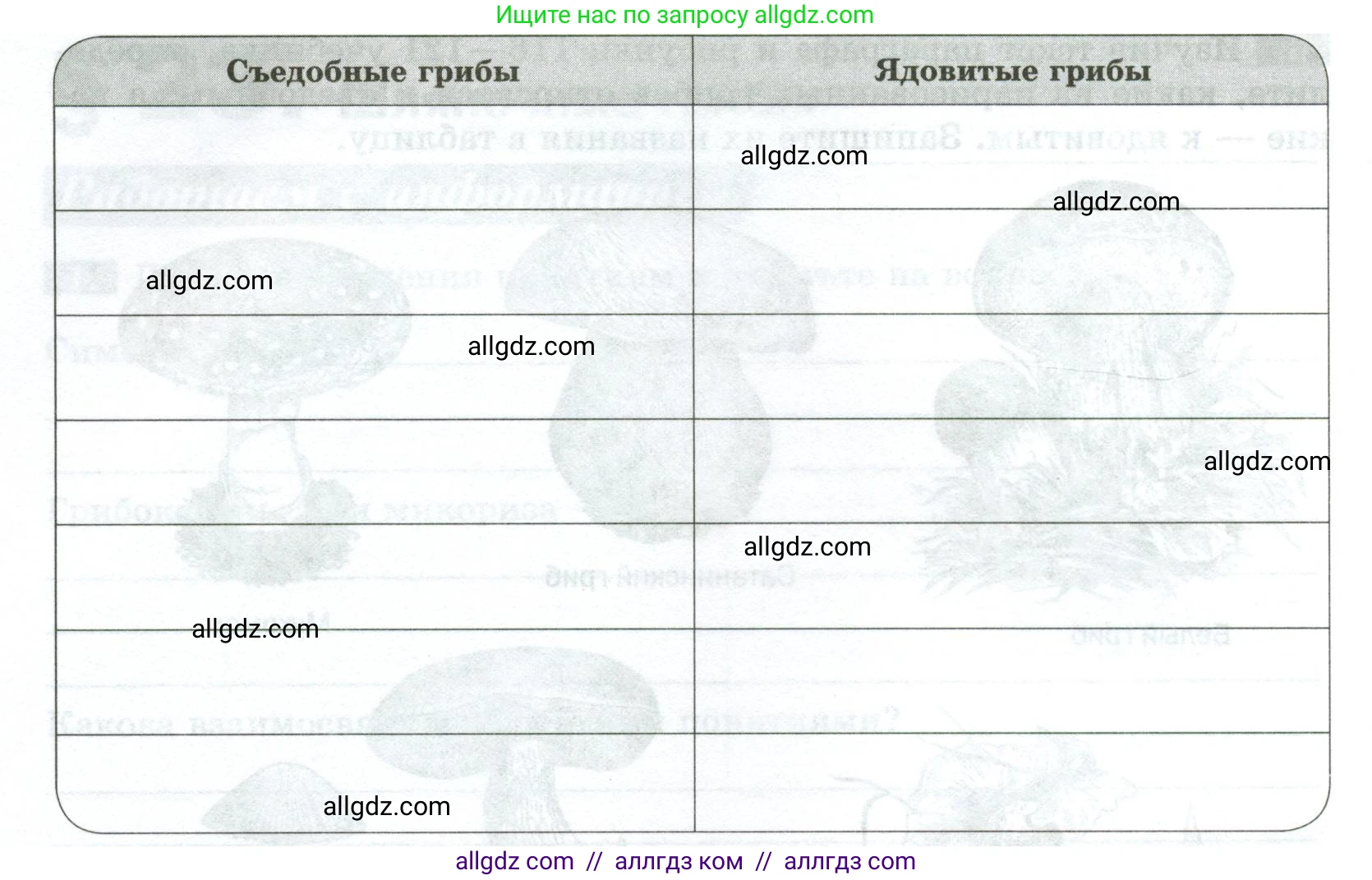 Биология, 7 класс рабочая тетрадь, авторы: Пасечник Владимир Васильевич, Суматохин Сергей Витальевич, Швецов Глеб Геннадьевич, Гапонюк Зоя Георгиевна, Косарькова Марина Викторовна, издательство Просвещение, Москва, 2023, бирюзового цвета, страница 91, номер 3, Условие (продолжение 2)