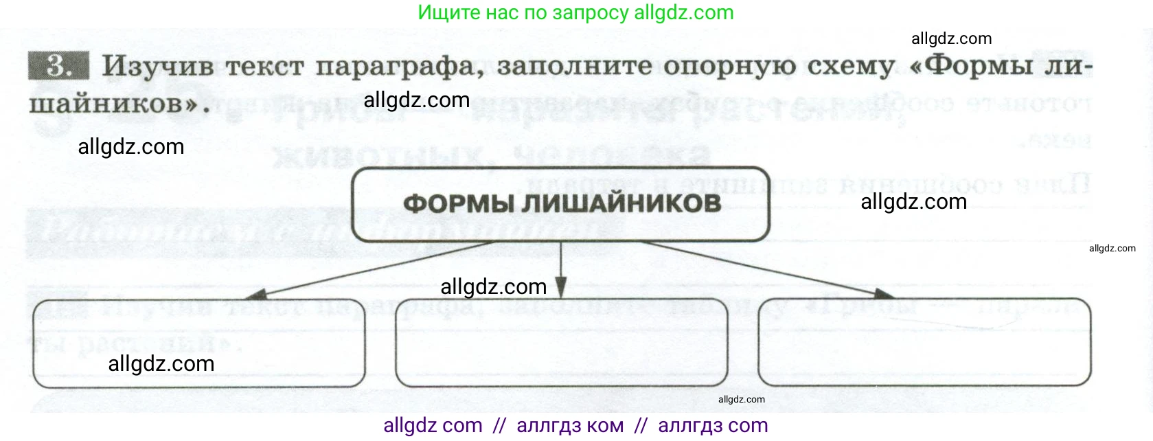 Биология, 7 класс рабочая тетрадь, авторы: Пасечник Владимир Васильевич, Суматохин Сергей Витальевич, Швецов Глеб Геннадьевич, Гапонюк Зоя Георгиевна, Косарькова Марина Викторовна, издательство Просвещение, Москва, 2023, бирюзового цвета, страница 100, номер 3, Условие