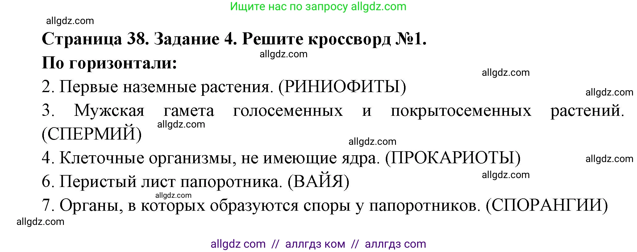 Биология, 7 класс рабочая тетрадь, авторы: Пасечник Владимир Васильевич, Суматохин Сергей Витальевич, Швецов Глеб Геннадьевич, Гапонюк Зоя Георгиевна, Косарькова Марина Викторовна, издательство Просвещение, Москва, 2023, бирюзового цвета, страница 38, номер 4, Решение