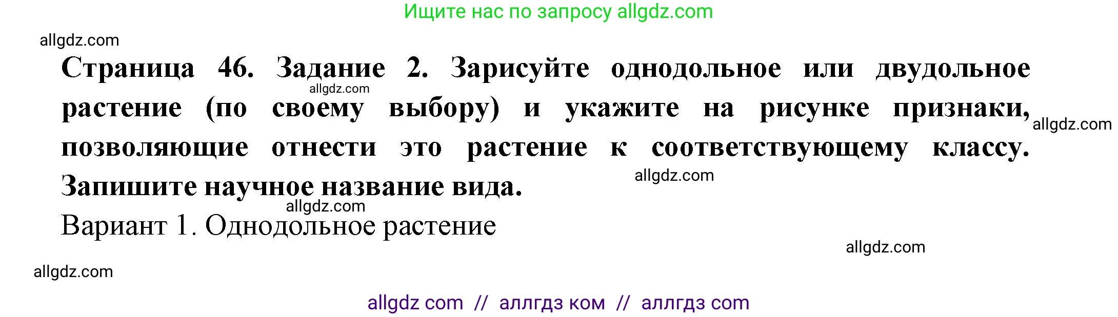 Биология, 7 класс рабочая тетрадь, авторы: Пасечник Владимир Васильевич, Суматохин Сергей Витальевич, Швецов Глеб Геннадьевич, Гапонюк Зоя Георгиевна, Косарькова Марина Викторовна, издательство Просвещение, Москва, 2023, бирюзового цвета, страница 46, номер 2, Решение