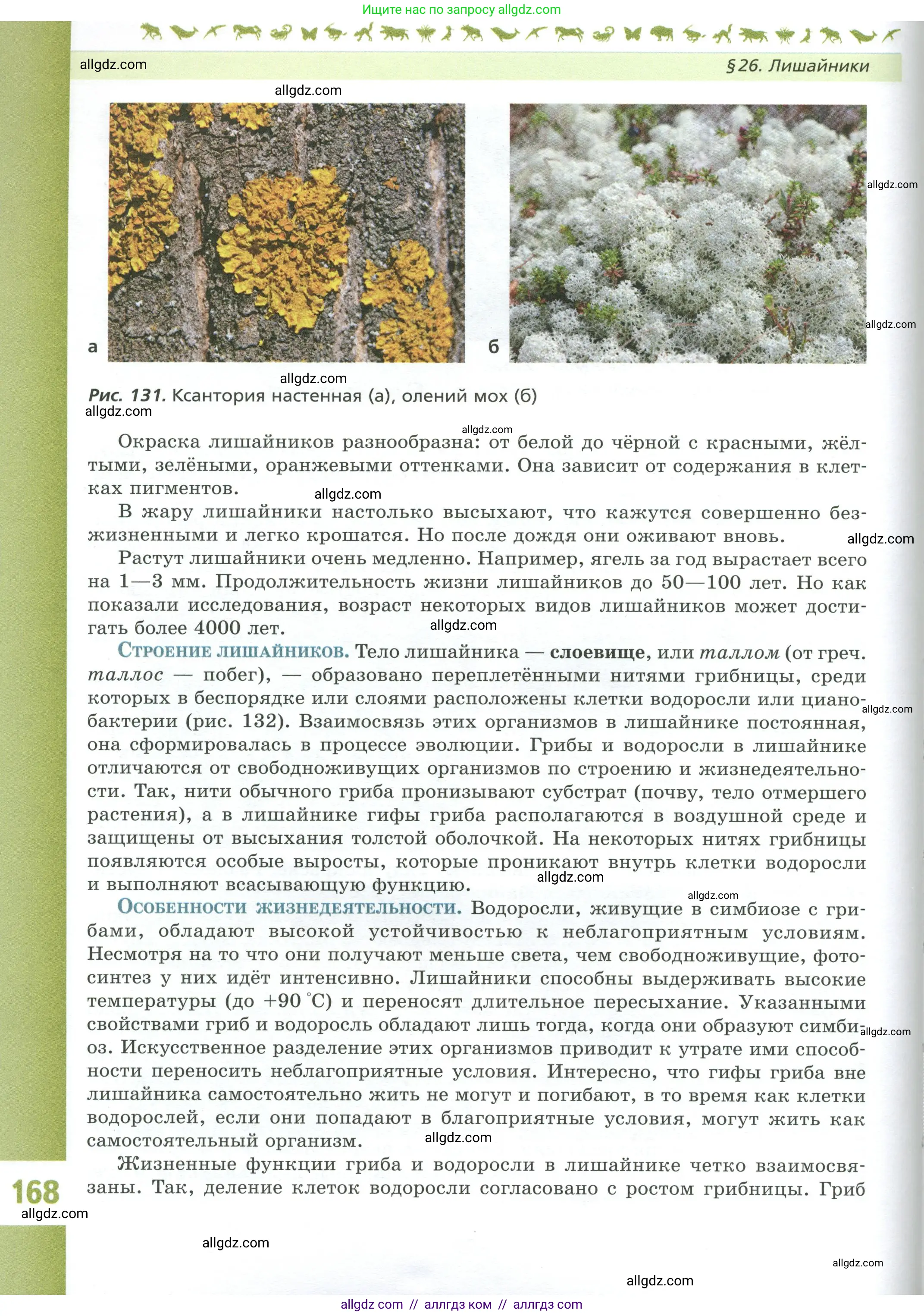 Биология, 7 класс Учебник, авторы: Пасечник Владимир Васильевич, Суматохин Сергей Витальевич, Гапонюк Зоя Георгиевна, Швецов Глеб Геннадьевич, издательство Просвещение, Москва, 2023, бирюзового цвета, страница 168