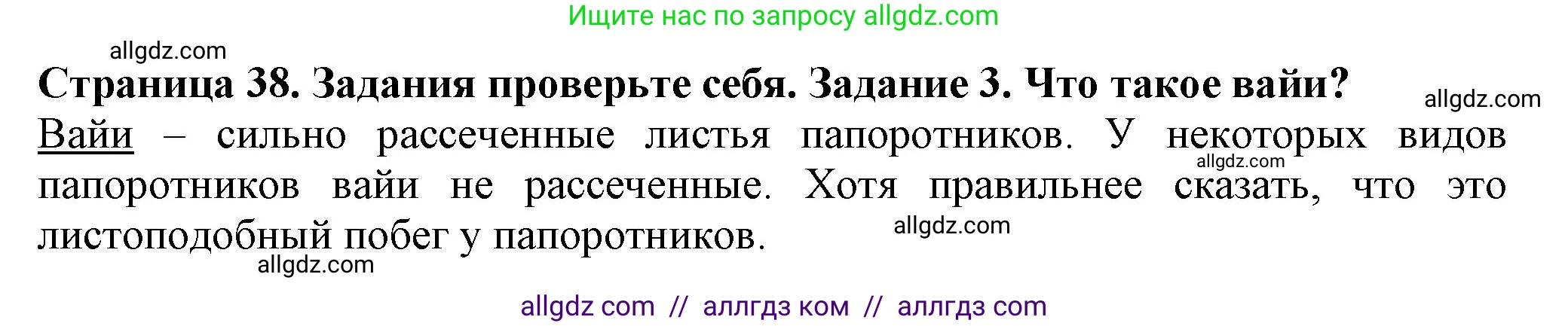 Биология, 7 класс Учебник, авторы: Пасечник Владимир Васильевич, Суматохин Сергей Витальевич, Гапонюк Зоя Георгиевна, Швецов Глеб Геннадьевич, издательство Просвещение, Москва, 2023, бирюзового цвета, страница 38, номер 3, Решение 1