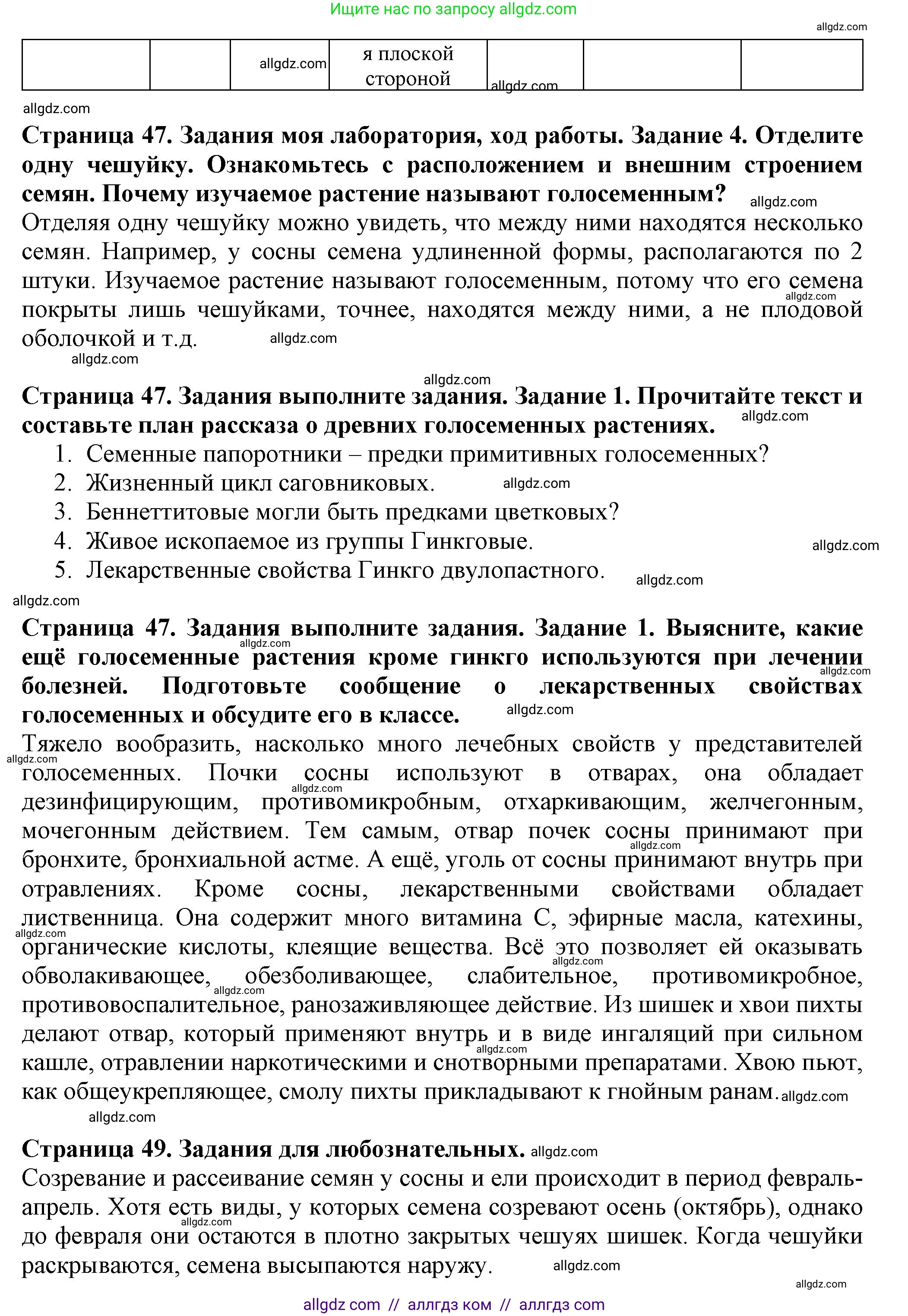 Биология, 7 класс Учебник, авторы: Пасечник Владимир Васильевич, Суматохин Сергей Витальевич, Гапонюк Зоя Георгиевна, Швецов Глеб Геннадьевич, издательство Просвещение, Москва, 2023, бирюзового цвета, страница 46, Решение 1 (продолжение 2)