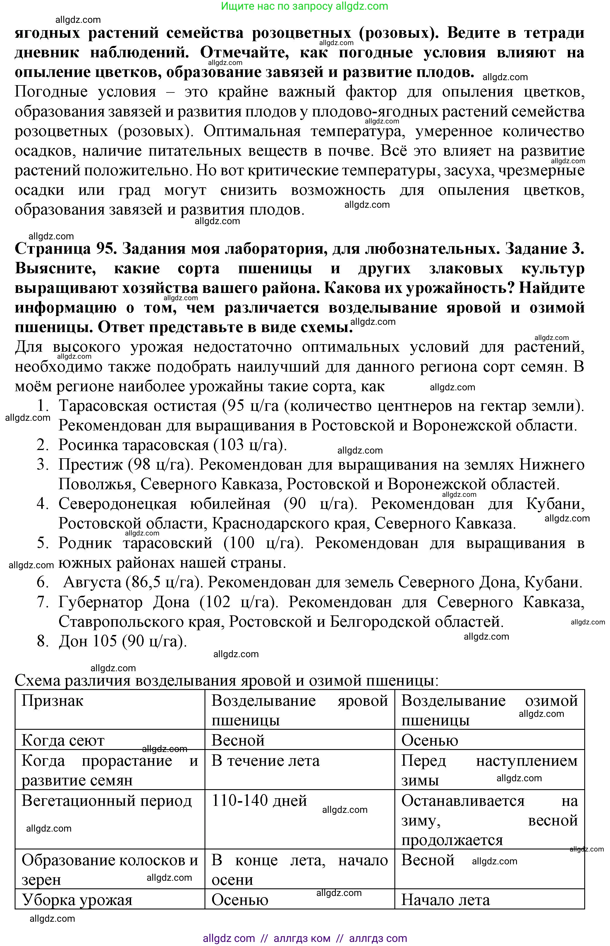 Биология, 7 класс Учебник, авторы: Пасечник Владимир Васильевич, Суматохин Сергей Витальевич, Гапонюк Зоя Георгиевна, Швецов Глеб Геннадьевич, издательство Просвещение, Москва, 2023, бирюзового цвета, страница 95, Решение 1 (продолжение 2)
