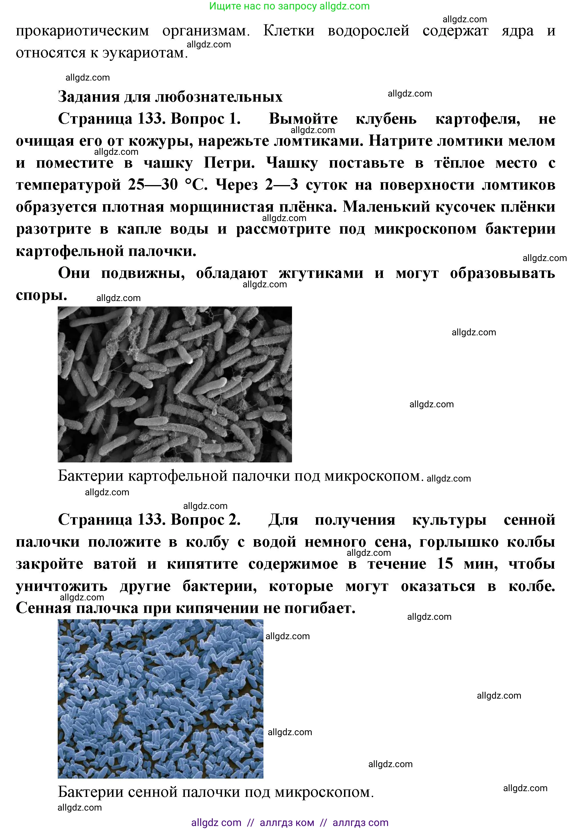 Биология, 7 класс Учебник, авторы: Пасечник Владимир Васильевич, Суматохин Сергей Витальевич, Гапонюк Зоя Георгиевна, Швецов Глеб Геннадьевич, издательство Просвещение, Москва, 2023, бирюзового цвета, страница 131, Решение 1 (продолжение 2)