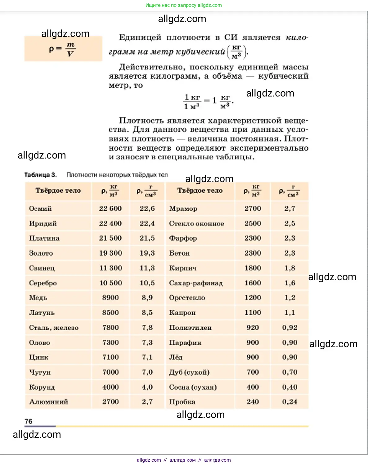 Физика, 7 класс Учебник, авторы: Пёрышкин И М, Иванов Александр Иванович, издательство Просвещение, Москва, 2023, белого цвета, страница 76