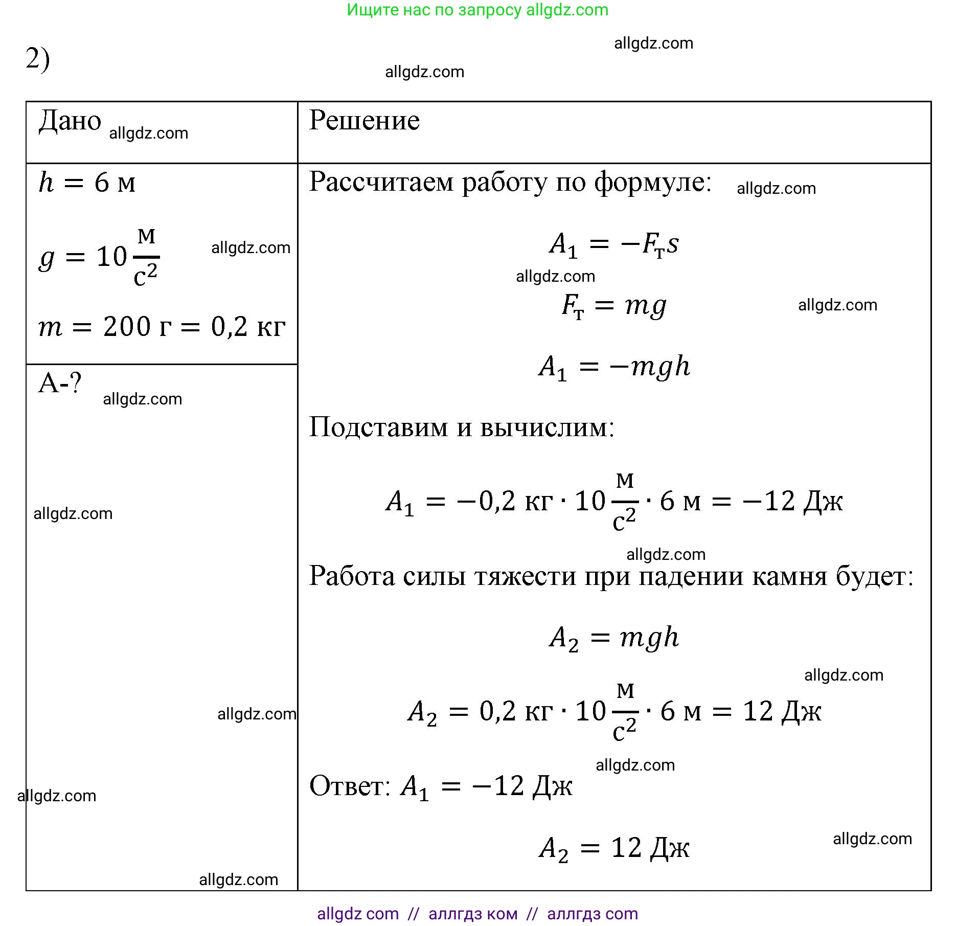 Физика, 7 класс Учебник, авторы: Пёрышкин И М, Иванов Александр Иванович, издательство Просвещение, Москва, 2023, белого цвета, страница 177, номер 2, Решение