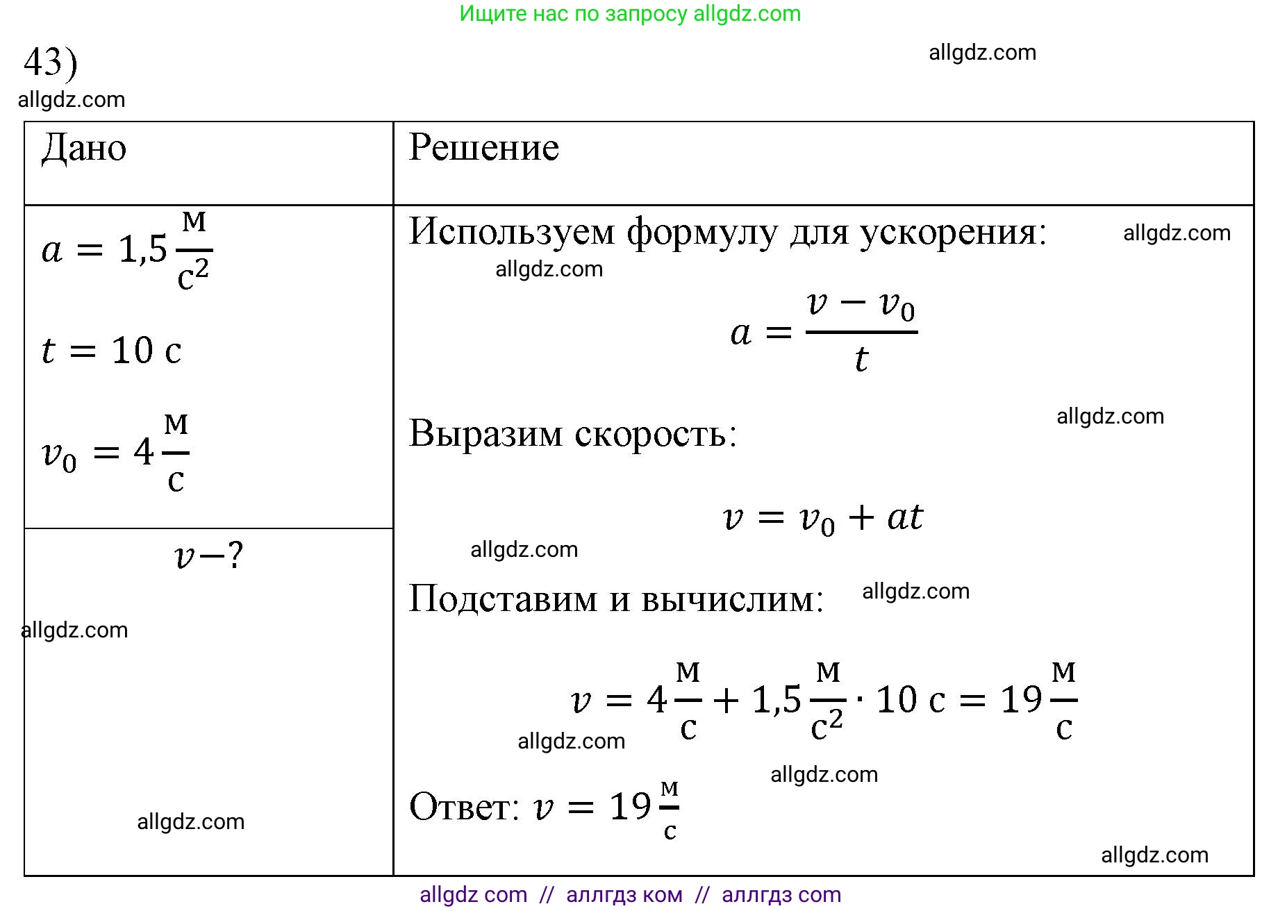 Физика, 7 класс Учебник, авторы: Пёрышкин И М, Иванов Александр Иванович, издательство Просвещение, Москва, 2023, белого цвета, страница 226, номер 43, Решение