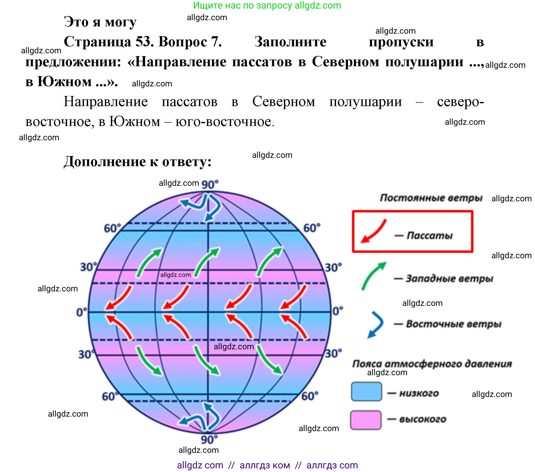 География, 7 класс Учебник, авторы: Алексеев Александр Иванович, Николина Вера Викторовна, Липкина Елена Карловна, Болысов Сергей Иванович, Ачкасова Татьяна Анатольевна, Кузнецова Галина Юрьевна, издательство Просвещение, Москва, 2023, жёлтого цвета, страница 53, номер 7, Решение 2023