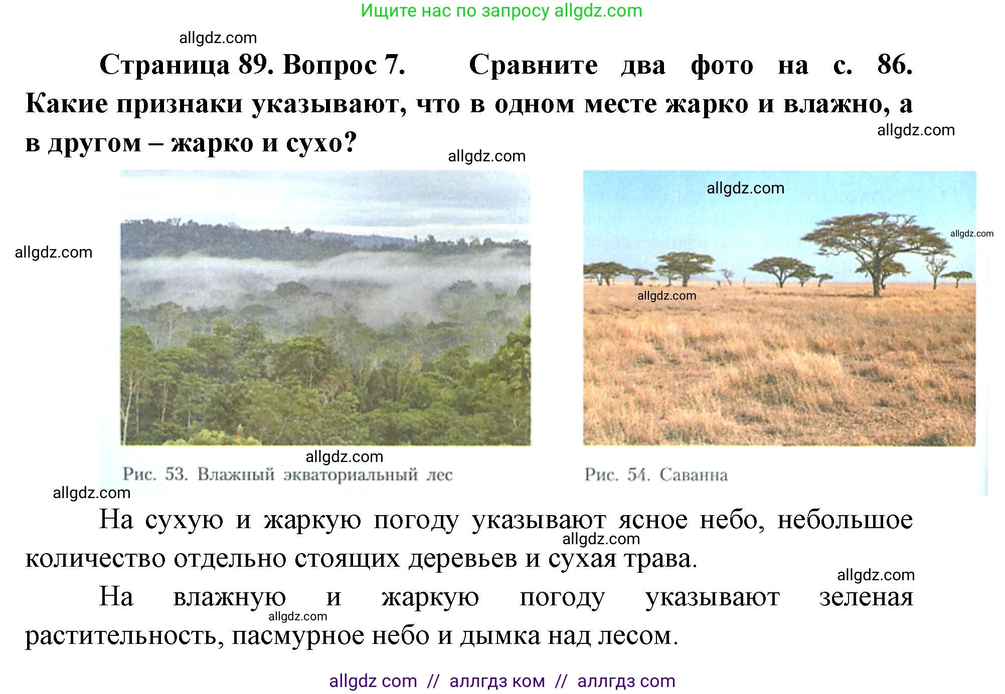 География, 7 класс Учебник, авторы: Алексеев Александр Иванович, Николина Вера Викторовна, Липкина Елена Карловна, Болысов Сергей Иванович, Ачкасова Татьяна Анатольевна, Кузнецова Галина Юрьевна, издательство Просвещение, Москва, 2023, жёлтого цвета, страница 89, номер 7, Решение 2023