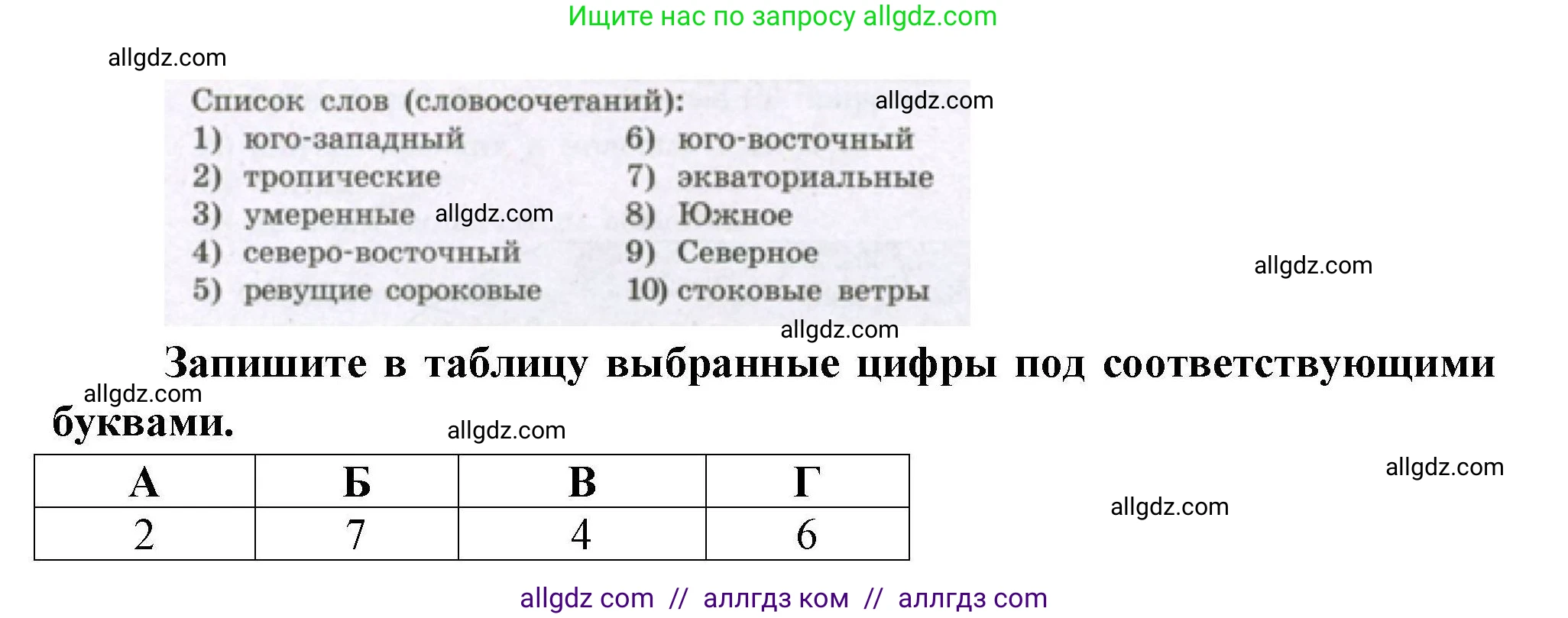 География, 7 класс Проверочные работы, авторы: Бондарева Мария Владимировна, Шидловский Игорь Михайлович, издательство Просвещение, Москва, 2023, жёлтого цвета, страница 9, номер 7, Решение (продолжение 2)