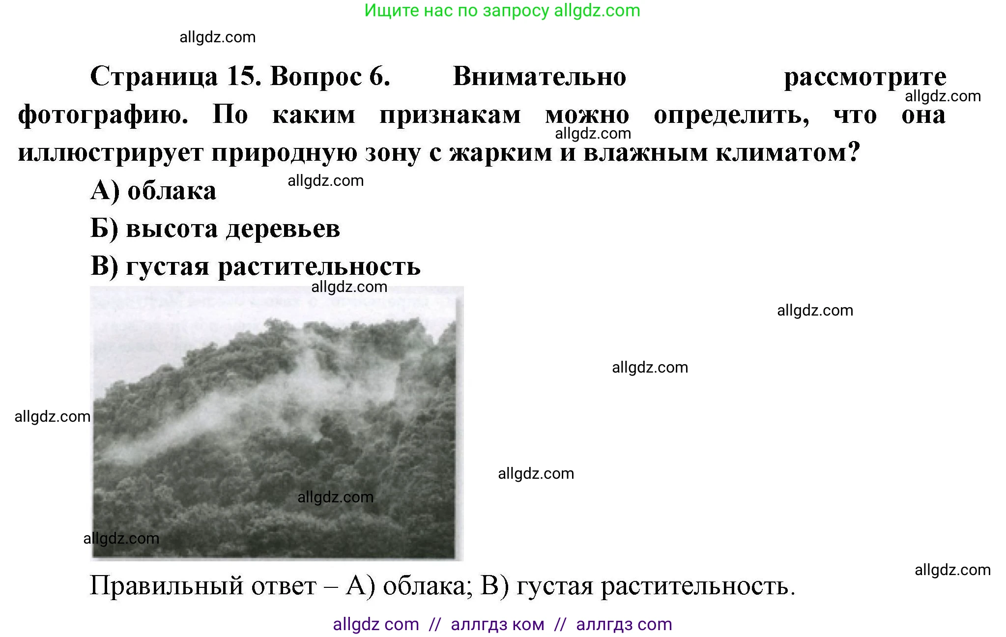 География, 7 класс Проверочные работы, авторы: Бондарева Мария Владимировна, Шидловский Игорь Михайлович, издательство Просвещение, Москва, 2023, жёлтого цвета, страница 15, номер 6, Решение