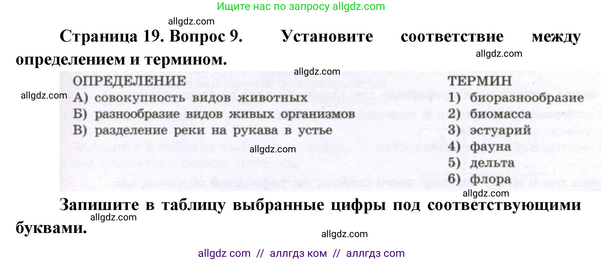 География, 7 класс Проверочные работы, авторы: Бондарева Мария Владимировна, Шидловский Игорь Михайлович, издательство Просвещение, Москва, 2023, жёлтого цвета, страница 19, номер 9, Решение