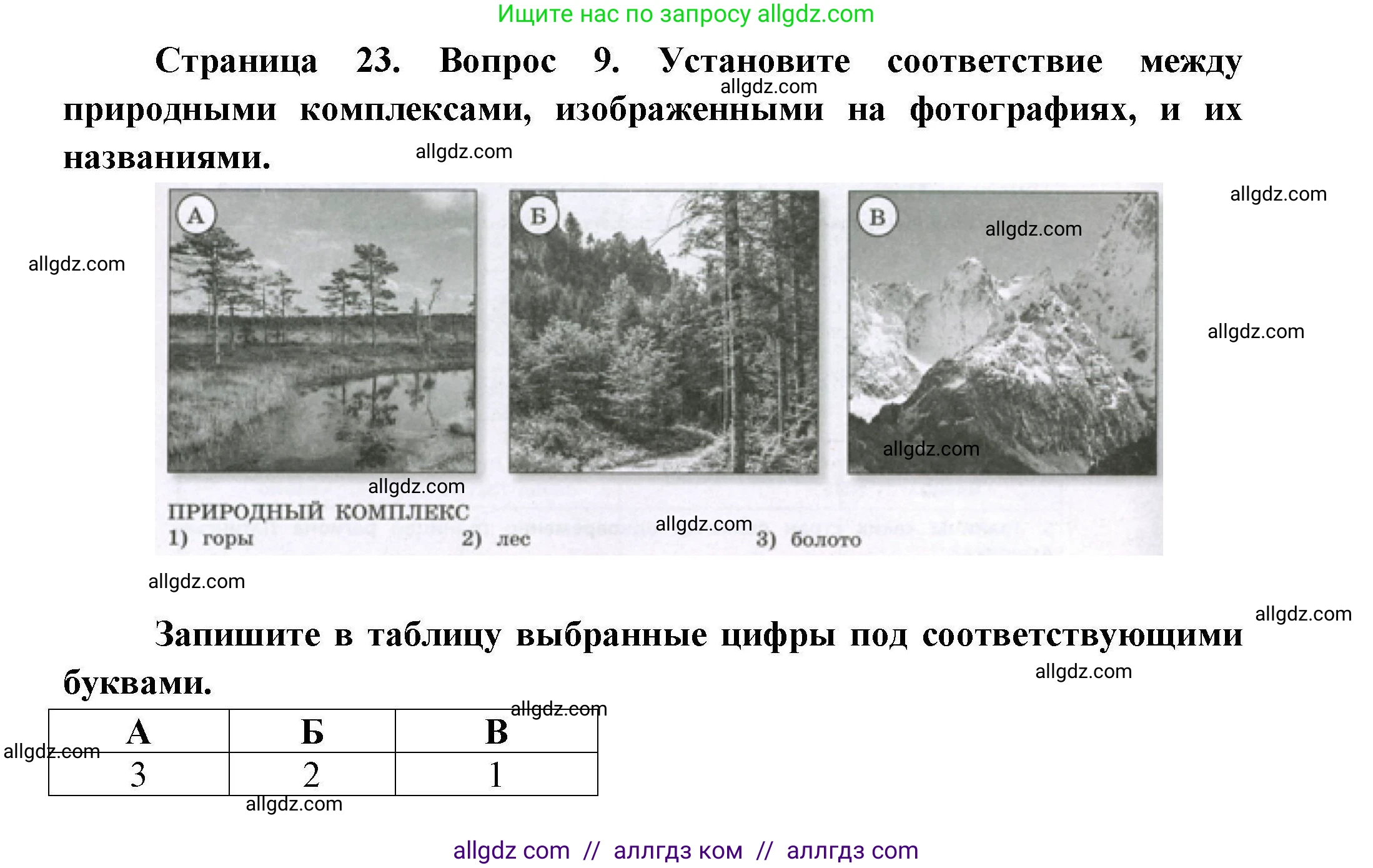 География, 7 класс Проверочные работы, авторы: Бондарева Мария Владимировна, Шидловский Игорь Михайлович, издательство Просвещение, Москва, 2023, жёлтого цвета, страница 23, номер 9, Решение