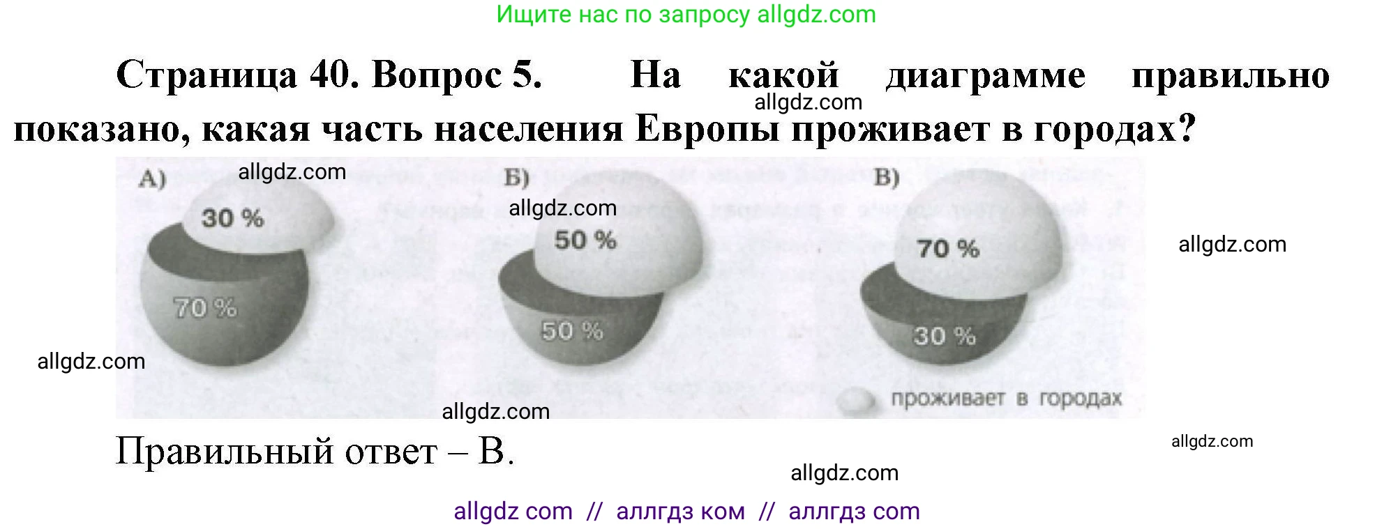География, 7 класс Проверочные работы, авторы: Бондарева Мария Владимировна, Шидловский Игорь Михайлович, издательство Просвещение, Москва, 2023, жёлтого цвета, страница 40, номер 5, Решение