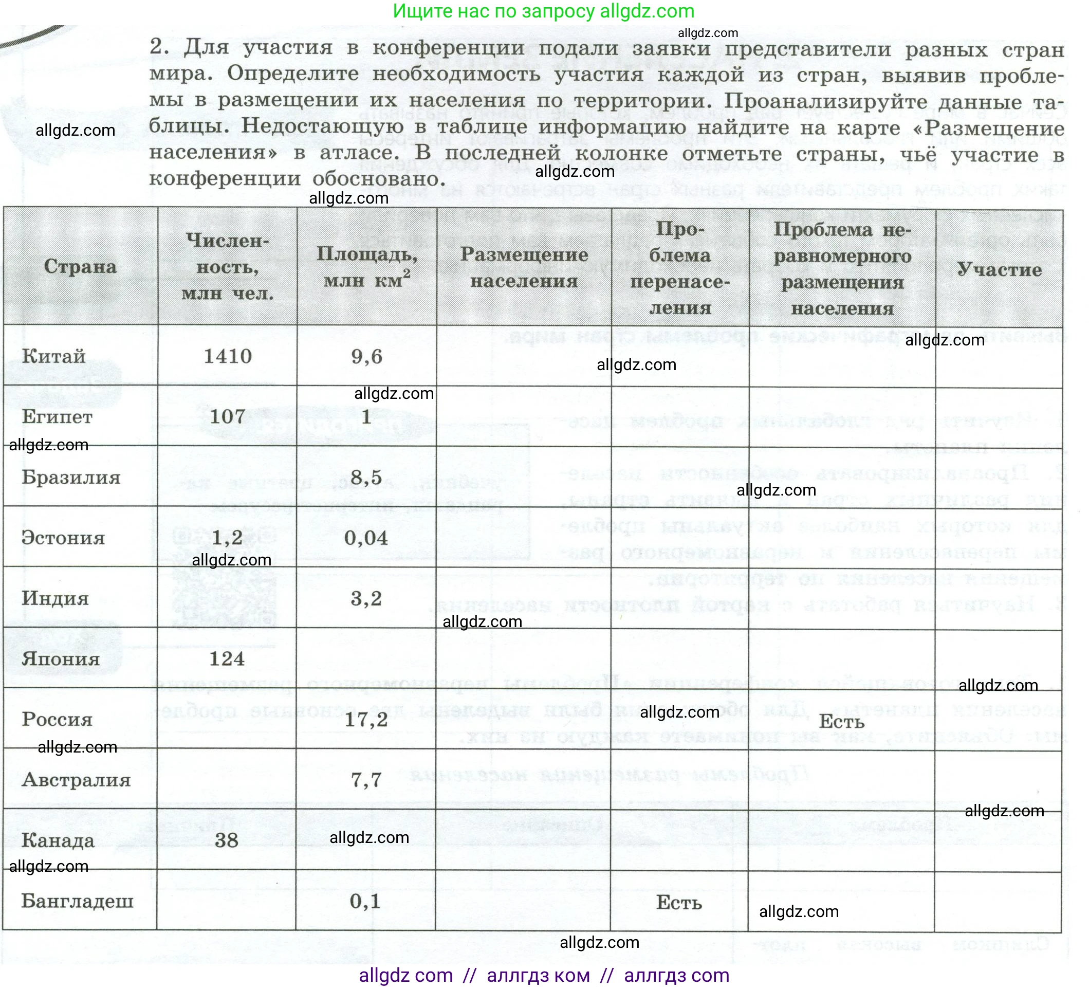 География, 7 класс Практические работы, автор: Дубинина Софья Петровна, издательство Просвещение, Москва, 2023, жёлтого цвета, страница 8, номер 2, Условие