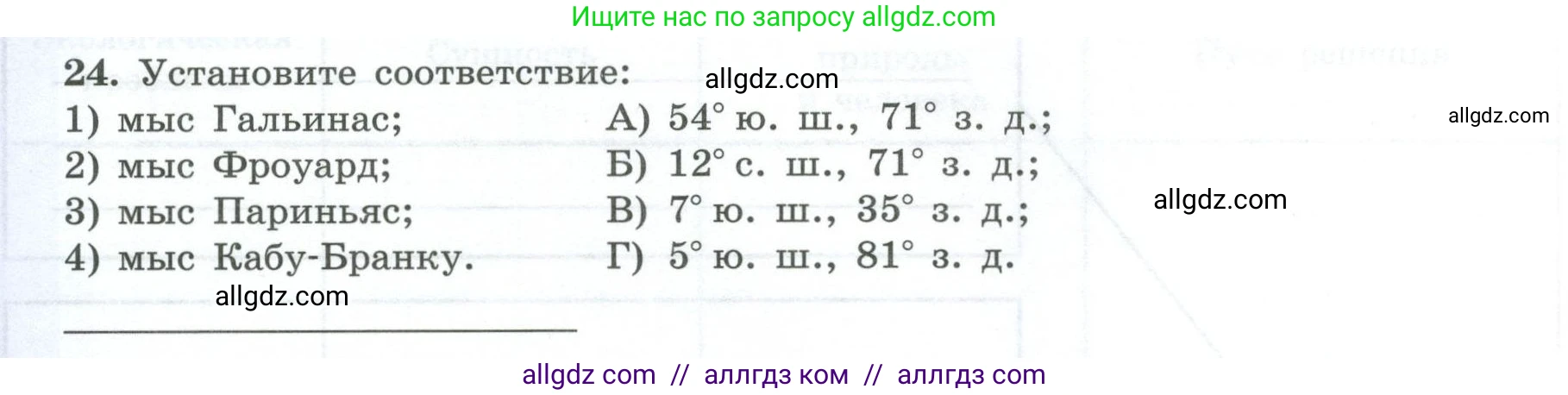 География, 7 класс Мой тренажёр, автор: Николина Вера Викторовна, издательство Просвещение, Москва, 2023, жёлтого цвета, страница 54, номер 24, Условие