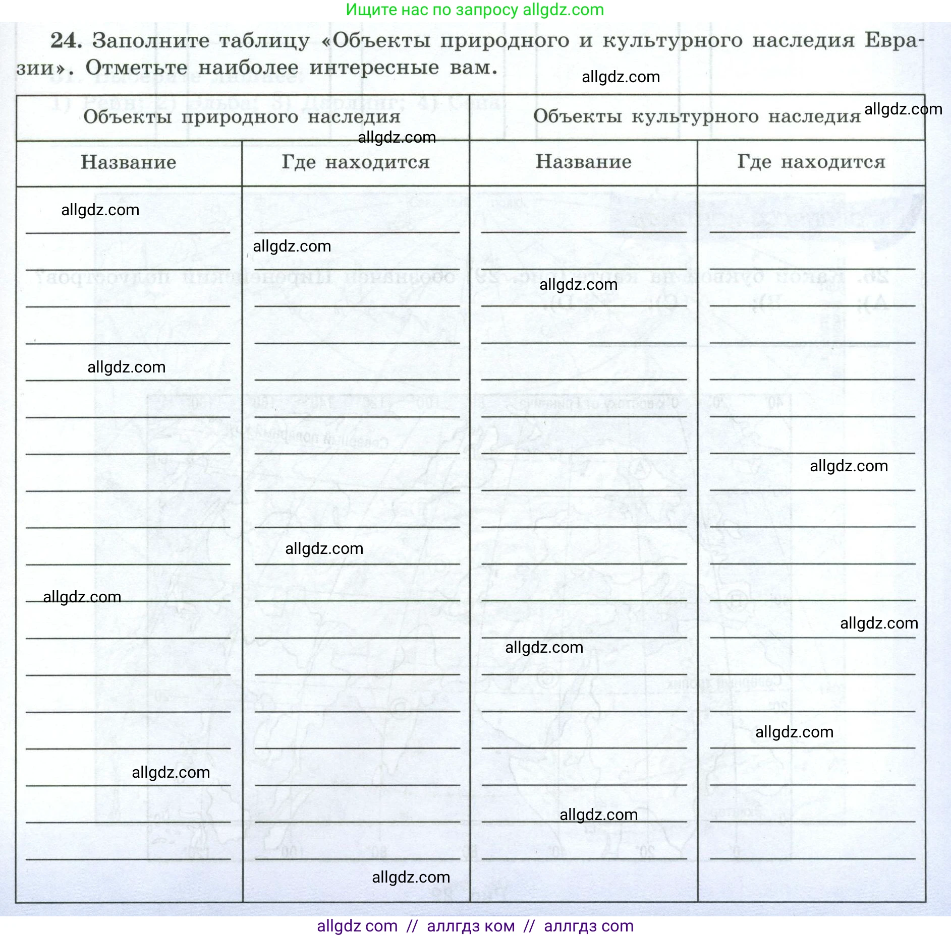 География, 7 класс Мой тренажёр, автор: Николина Вера Викторовна, издательство Просвещение, Москва, 2023, жёлтого цвета, страница 73, номер 24, Условие