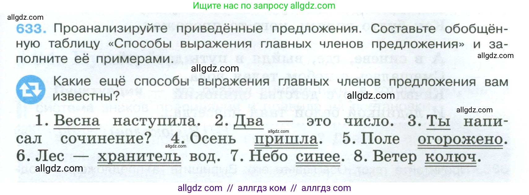 Русский язык, 7 класс Учебник, авторы: Баранов Михаил Трофимович, Ладыженская Таиса Алексеевна, Тростенцова Лидия Александровна, Ладыженская Наталия Вениаминовна, Александрова Ольга Макаровна, Дейкина Алевтина Дмитриевна, Антонова Любовь Геннадиевна, Григорян Лариса Трофимовна, Кулибаба Иван Иванович, издательство Просвещение, Москва, 2023, зелёного цвета, Часть 2, страница 143, номер 633, Условие 2024-2027