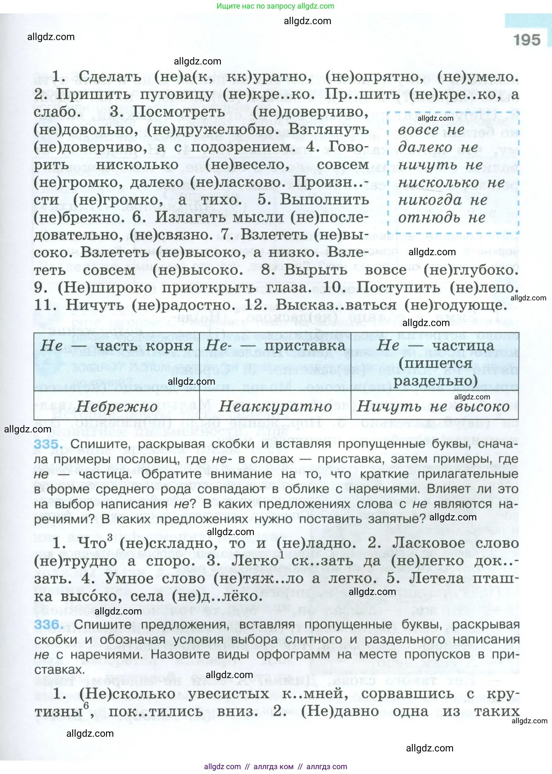 Русский язык, 7 класс Учебник, авторы: Баранов Михаил Трофимович, Ладыженская Таиса Алексеевна, Тростенцова Лидия Александровна, Ладыженская Наталия Вениаминовна, Александрова Ольга Макаровна, Дейкина Алевтина Дмитриевна, Антонова Любовь Геннадиевна, Григорян Лариса Трофимовна, Кулибаба Иван Иванович, издательство Просвещение, Москва, 2023, зелёного цвета, Часть 1, страница 195