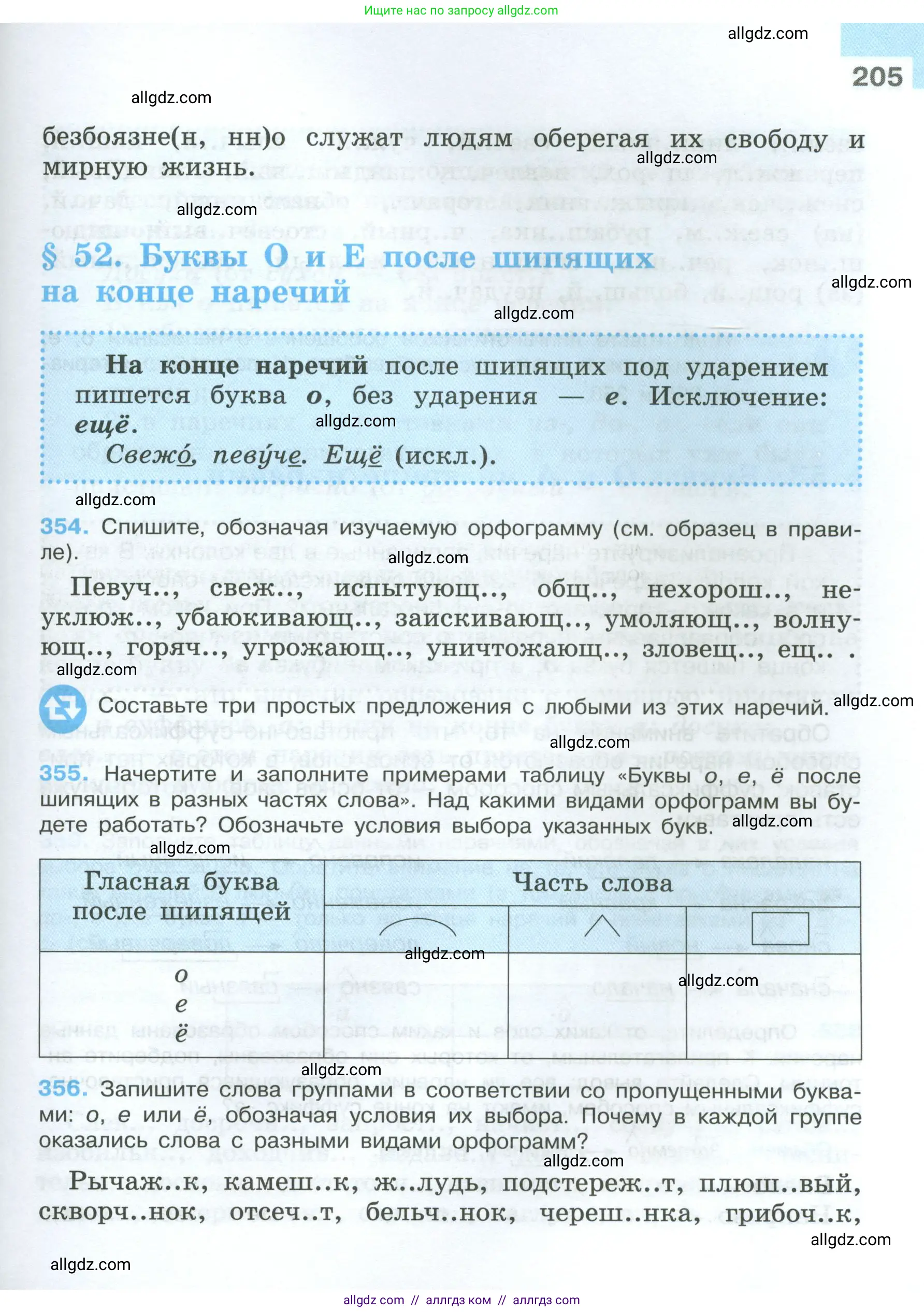 Русский язык, 7 класс Учебник, авторы: Баранов Михаил Трофимович, Ладыженская Таиса Алексеевна, Тростенцова Лидия Александровна, Ладыженская Наталия Вениаминовна, Александрова Ольга Макаровна, Дейкина Алевтина Дмитриевна, Антонова Любовь Геннадиевна, Григорян Лариса Трофимовна, Кулибаба Иван Иванович, издательство Просвещение, Москва, 2023, зелёного цвета, Часть 1, страница 205
