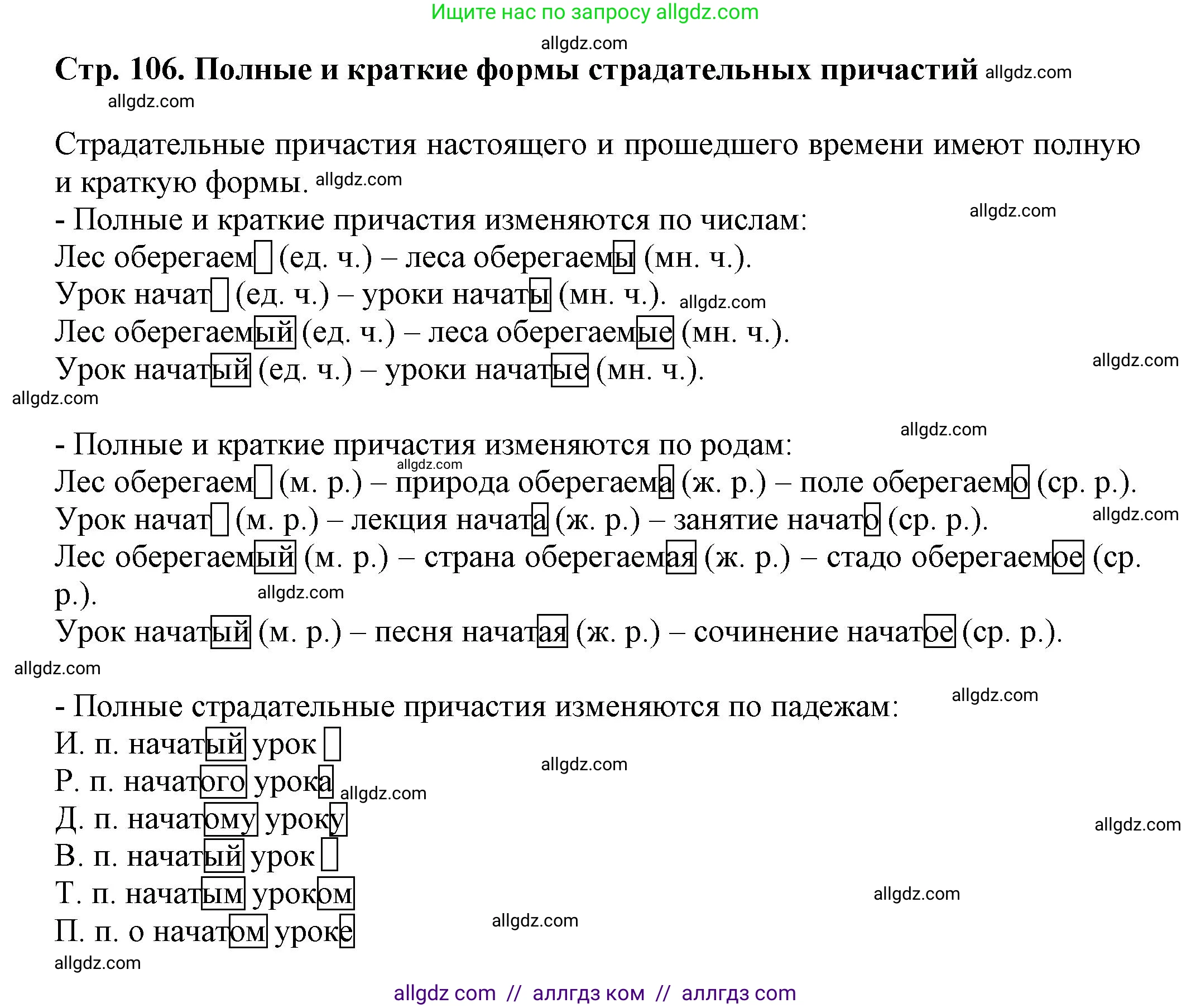 Русский язык, 7 класс Учебник, авторы: Баранов Михаил Трофимович, Ладыженская Таиса Алексеевна, Тростенцова Лидия Александровна, Ладыженская Наталия Вениаминовна, Александрова Ольга Макаровна, Дейкина Алевтина Дмитриевна, Антонова Любовь Геннадиевна, Григорян Лариса Трофимовна, Кулибаба Иван Иванович, издательство Просвещение, Москва, 2023, зелёного цвета, Часть 1, страница 106, Решение 1 (2024-2027)