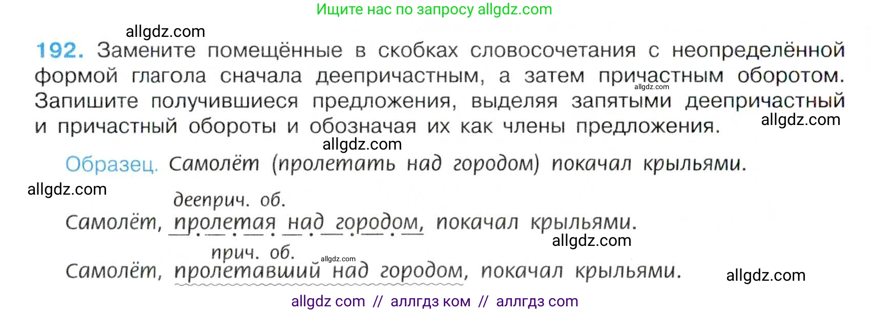 Русский язык, 7 класс Учебник, авторы: Баранов Михаил Трофимович, Ладыженская Таиса Алексеевна, Тростенцова Лидия Александровна, Ладыженская Наталия Вениаминовна, Александрова Ольга Макаровна, Дейкина Алевтина Дмитриевна, Антонова Любовь Геннадиевна, Григорян Лариса Трофимовна, Кулибаба Иван Иванович, издательство Просвещение, Москва, 2023, зелёного цвета, Часть 1, страница 111, номер 192, Условие 2019-2022
