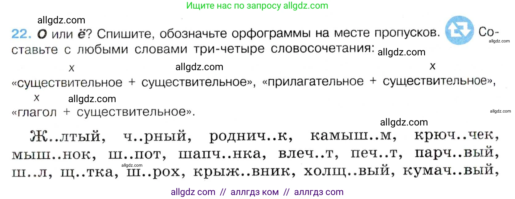 Русский язык, 7 класс Учебник, авторы: Баранов Михаил Трофимович, Ладыженская Таиса Алексеевна, Тростенцова Лидия Александровна, Ладыженская Наталия Вениаминовна, Александрова Ольга Макаровна, Дейкина Алевтина Дмитриевна, Антонова Любовь Геннадиевна, Григорян Лариса Трофимовна, Кулибаба Иван Иванович, издательство Просвещение, Москва, 2023, зелёного цвета, Часть 1, страница 14, номер 22, Условие 2019-2022